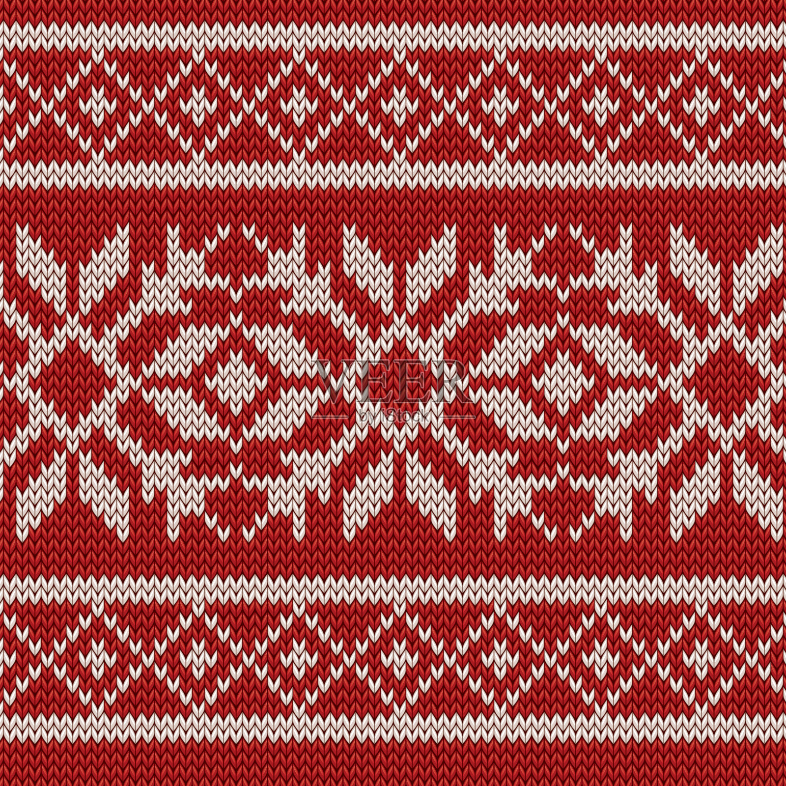 圣诞白色和红色编织纹理背景插画图片素材