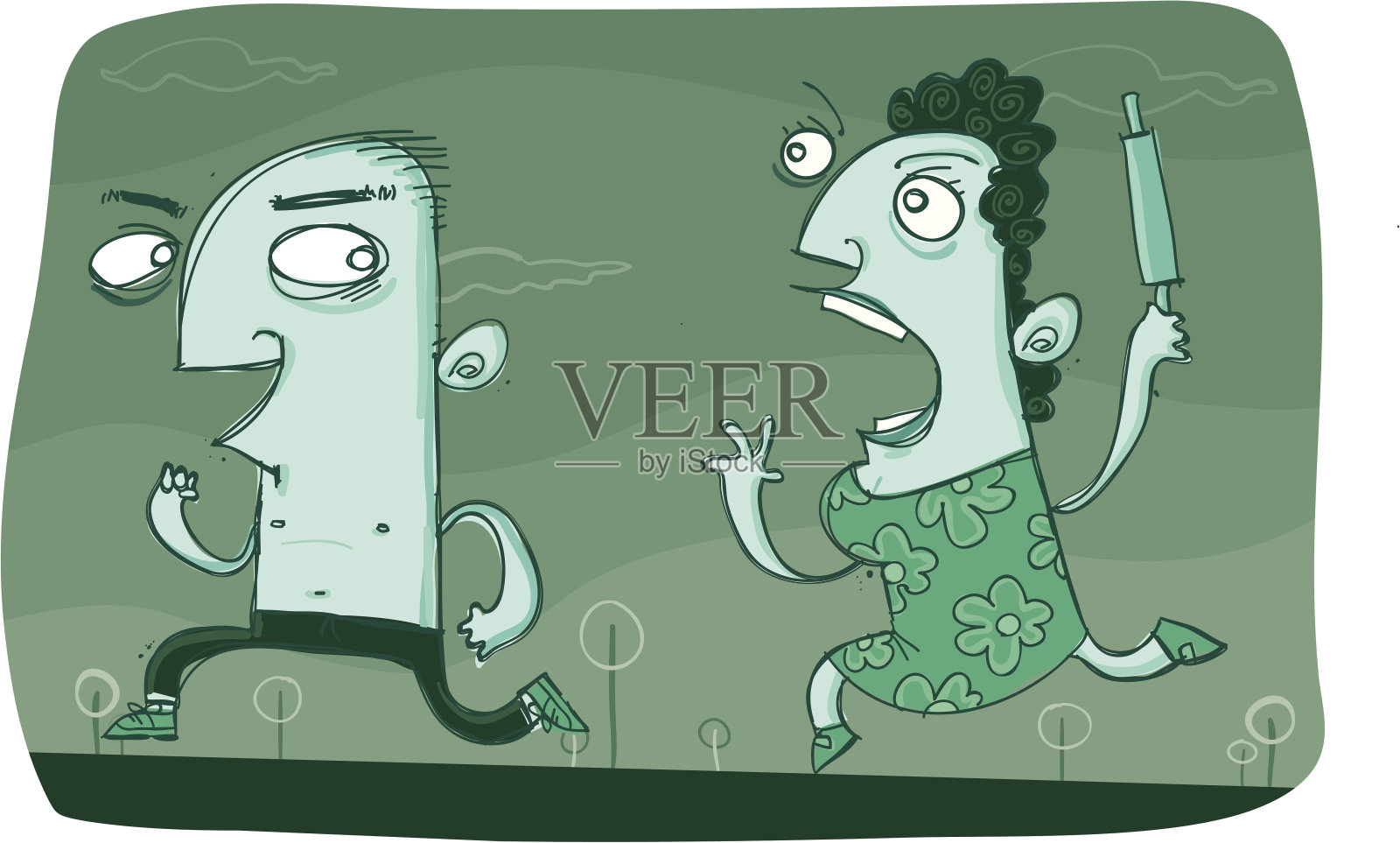 配偶追逐设计元素图片