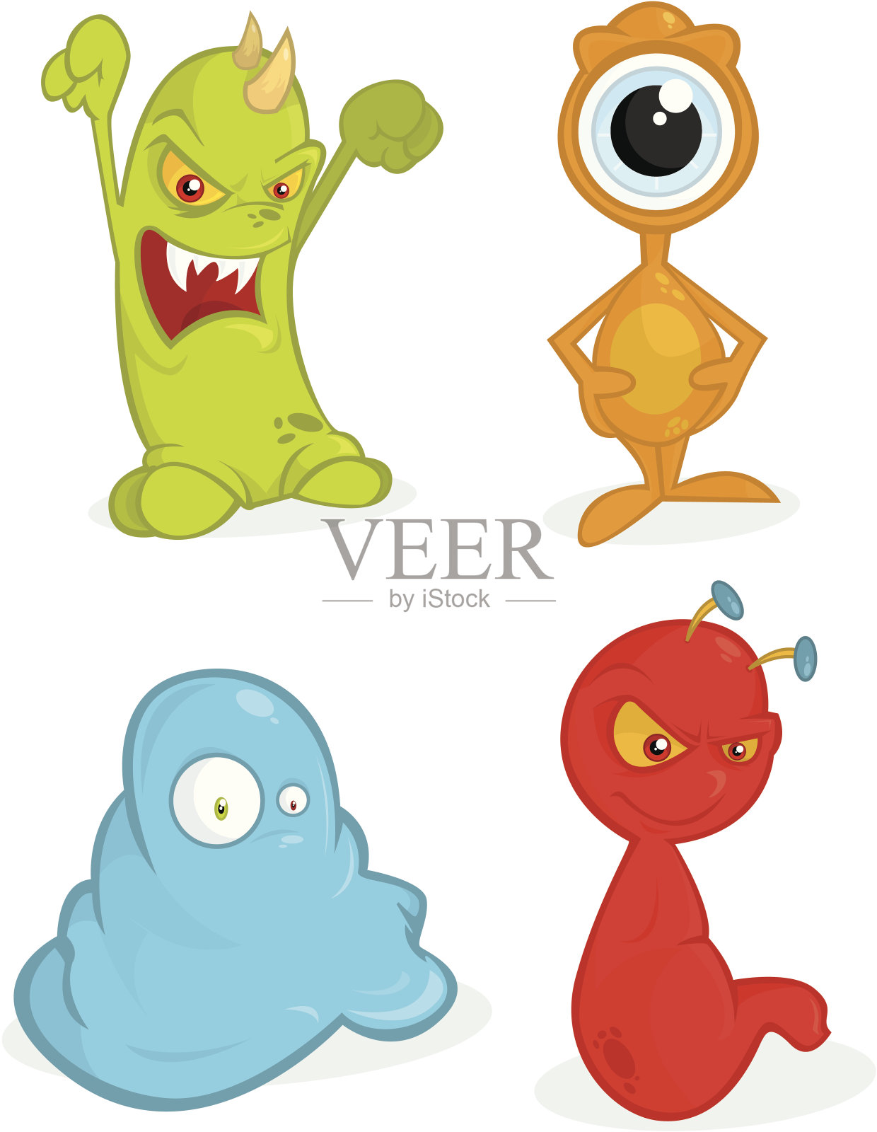 怪物球设计元素图片