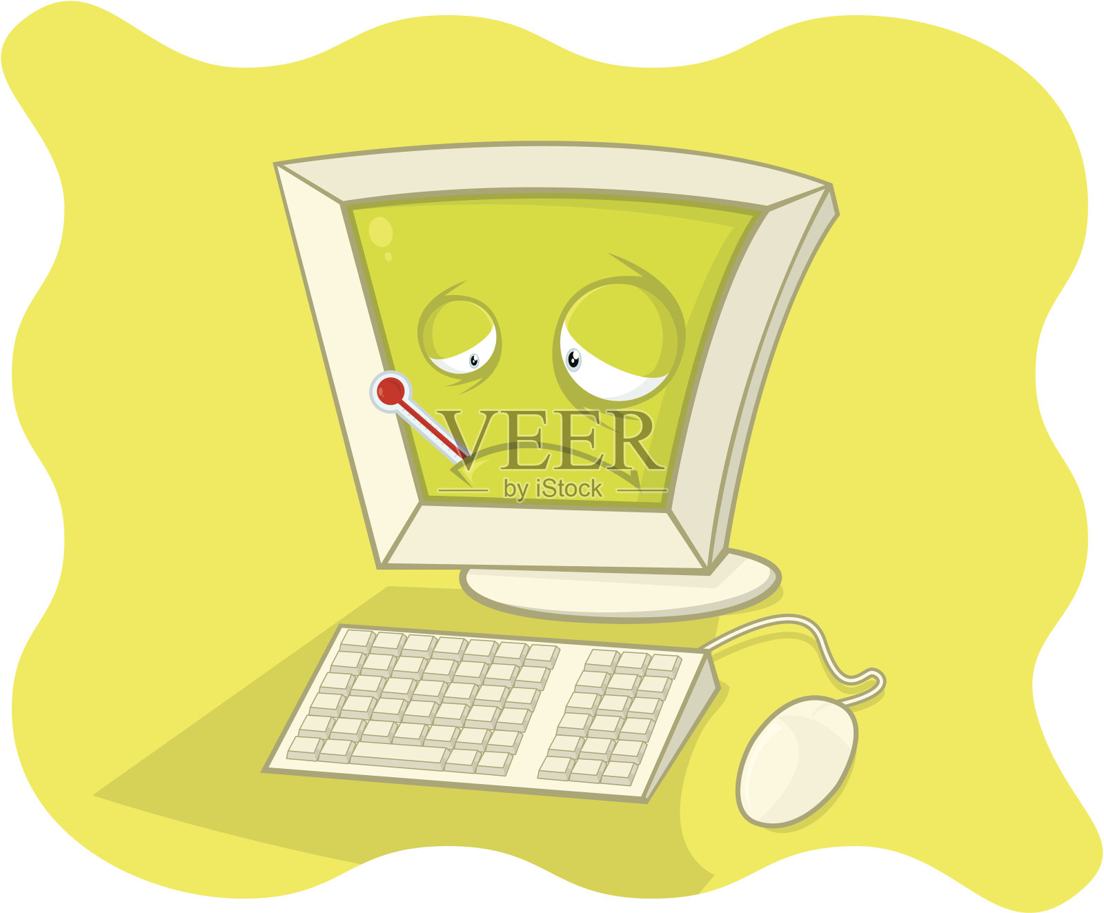 计算机病毒插画图片素材