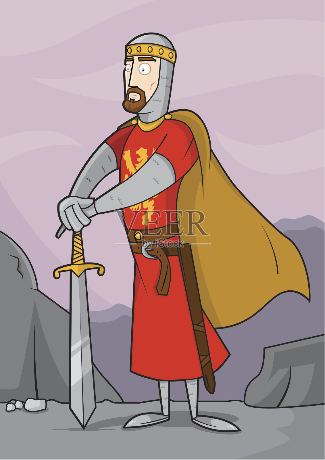 亚瑟王设计元素图片