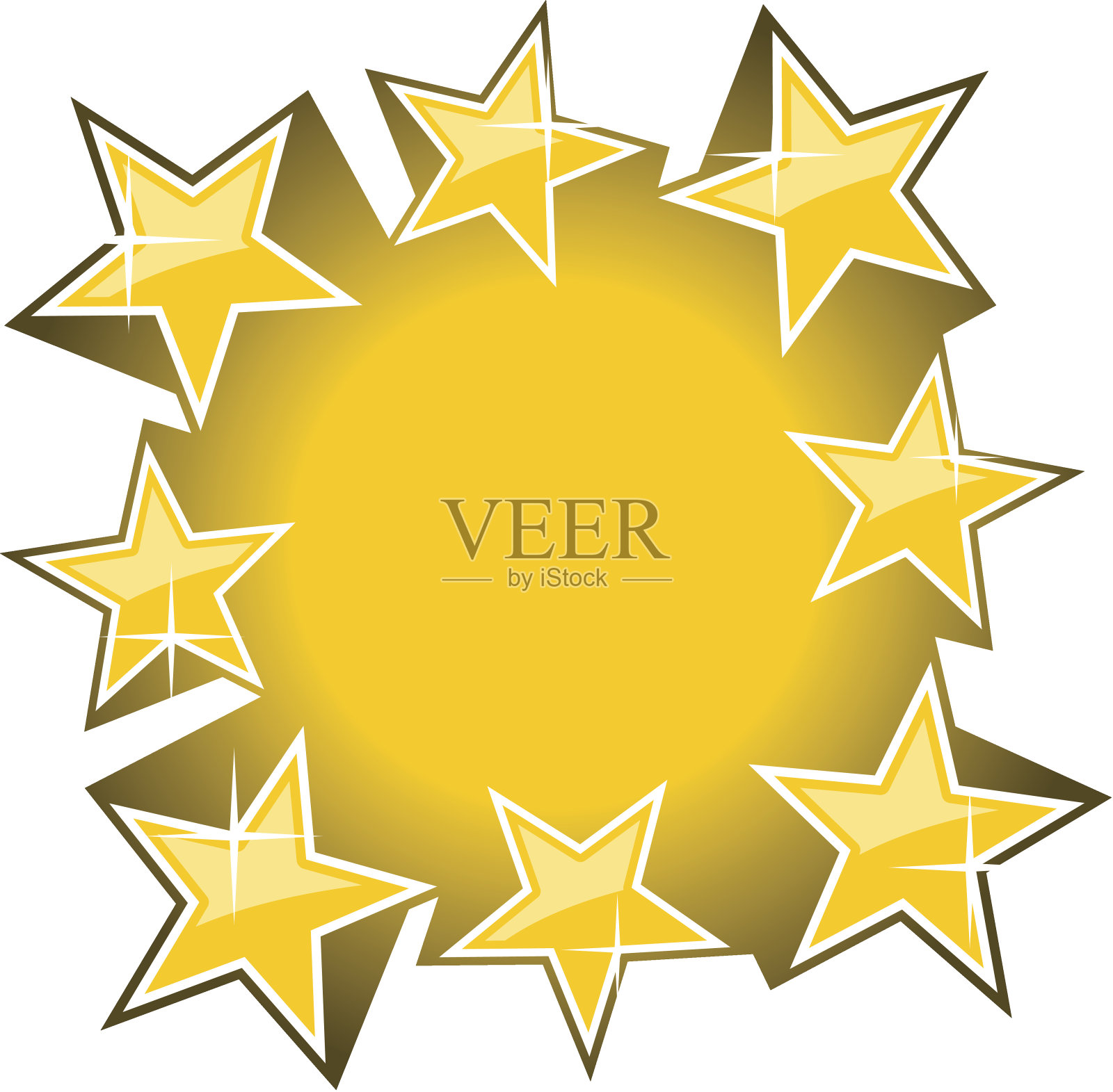 星爆式重组的背景插画图片素材