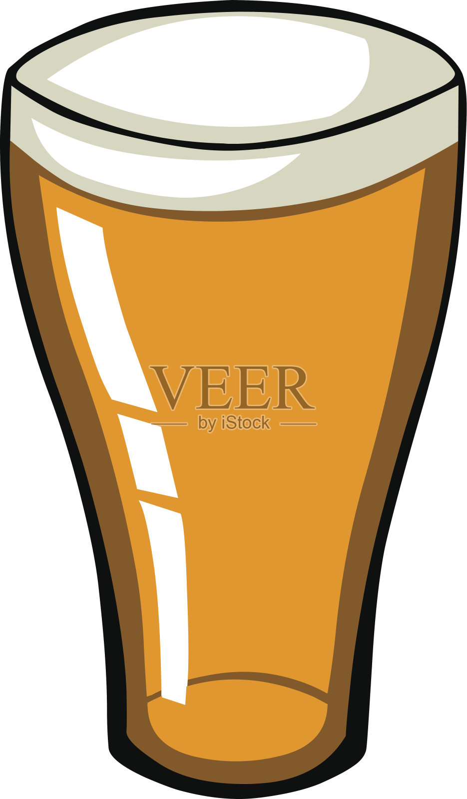 卡通啤酒设计元素图片