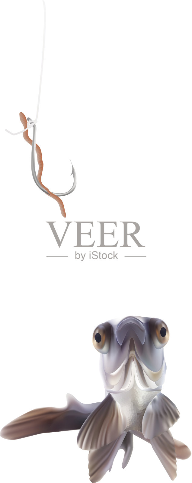 钓鱼-矢量图插画图片素材