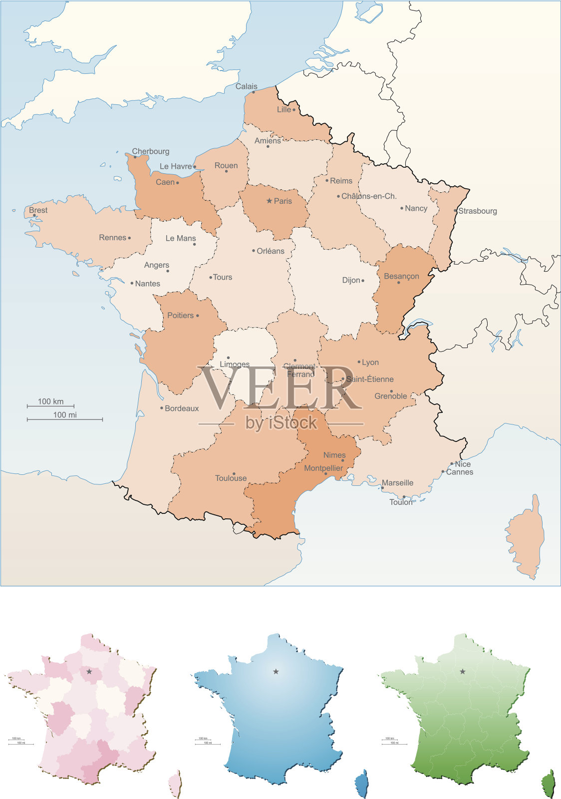 法国插画图片素材