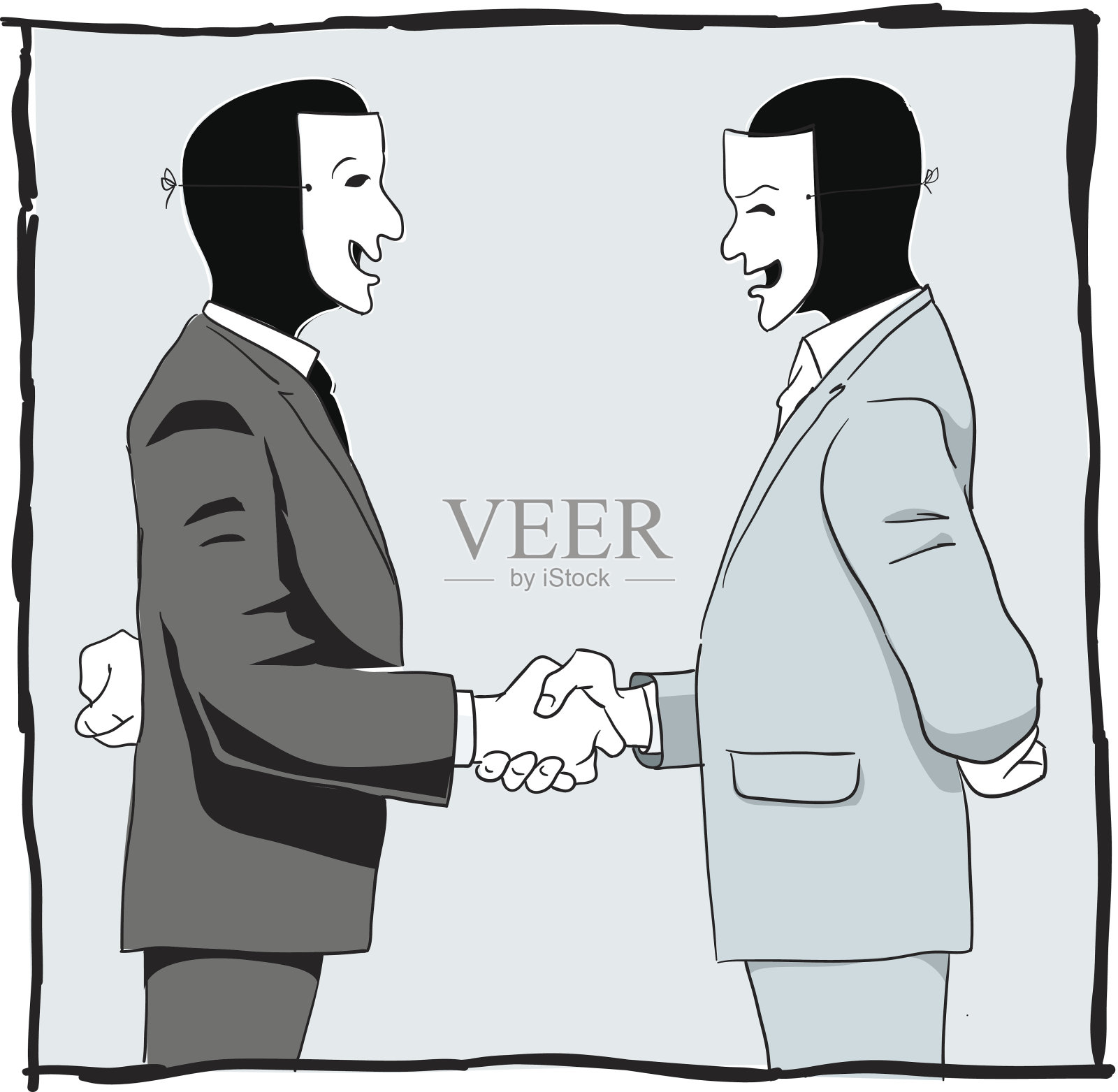 可疑交易插画图片素材