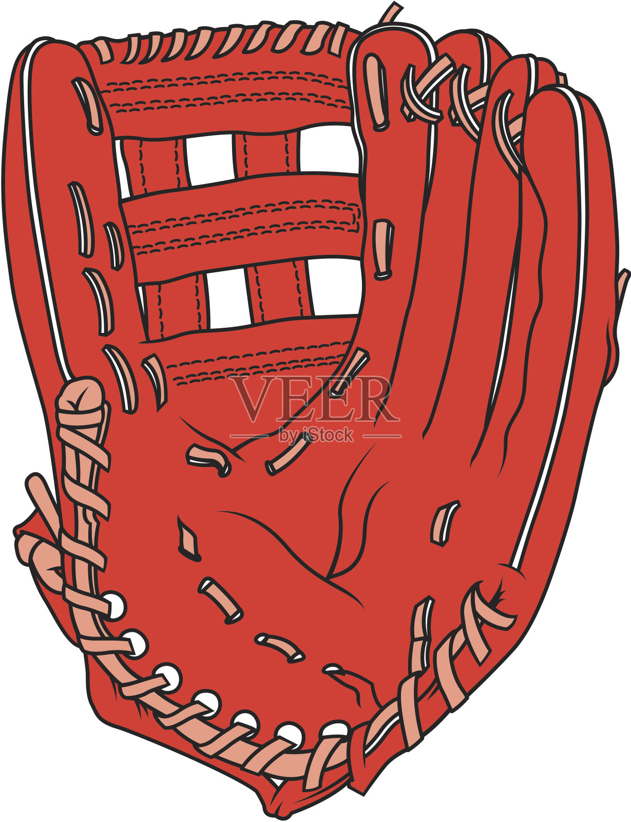 棒球手套插画图片素材