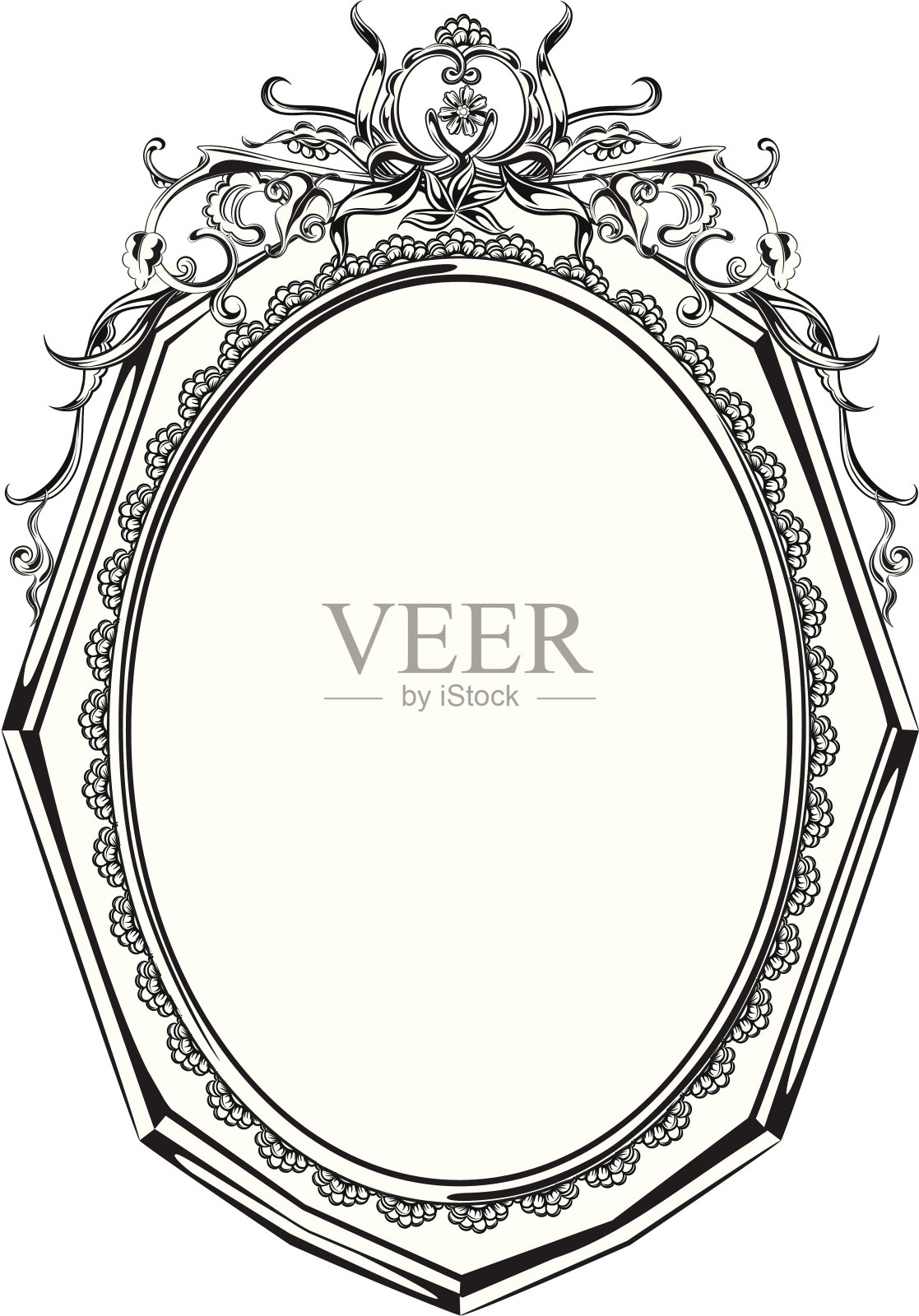 圆角框插画图片素材