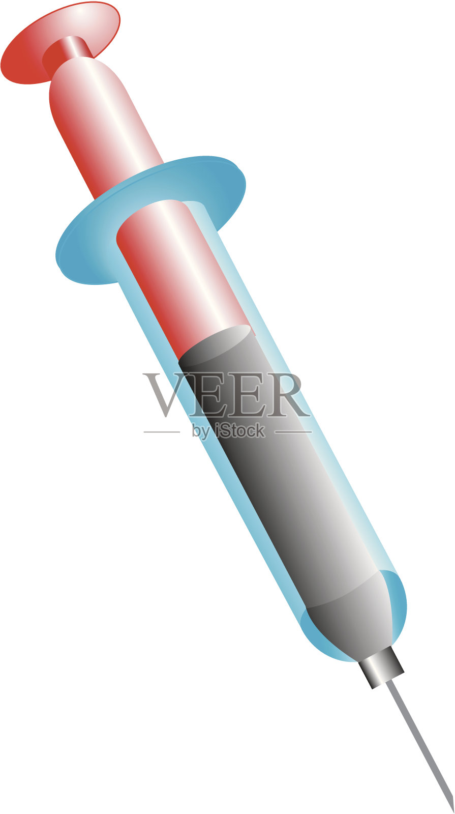 矢量插图的注射器插画图片素材