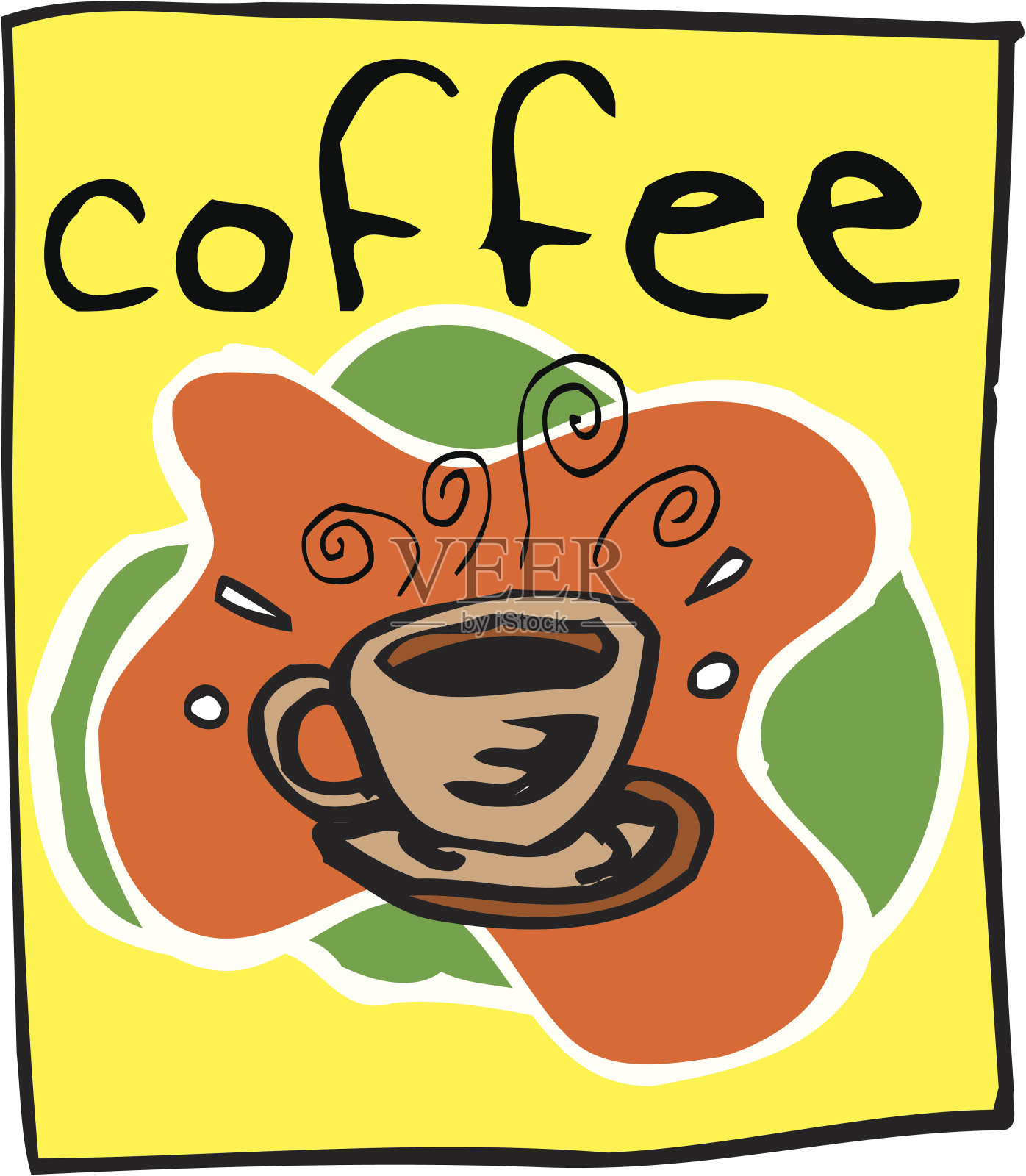 咖啡(矢量图)插画图片素材