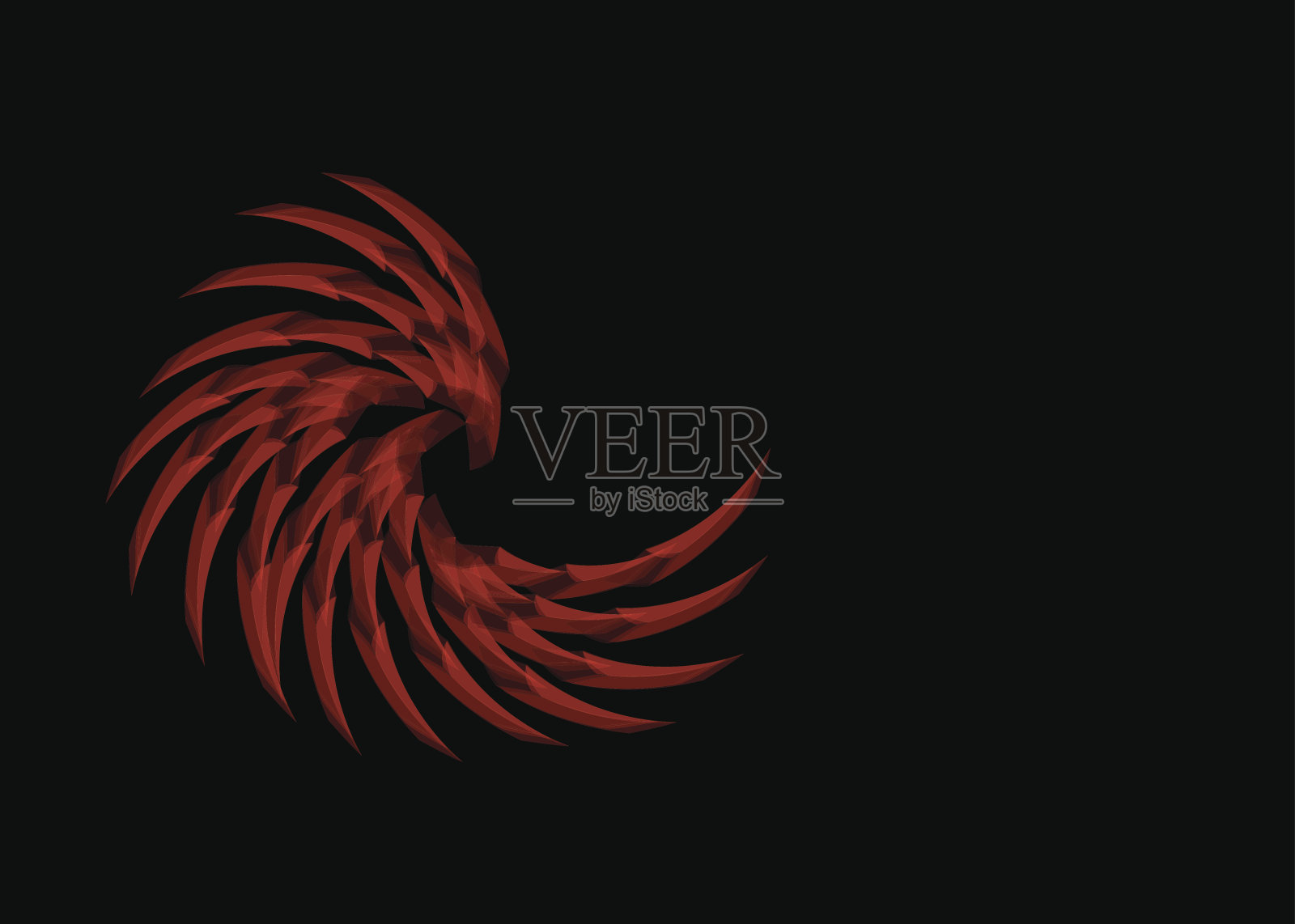 向量的羽毛插画图片素材