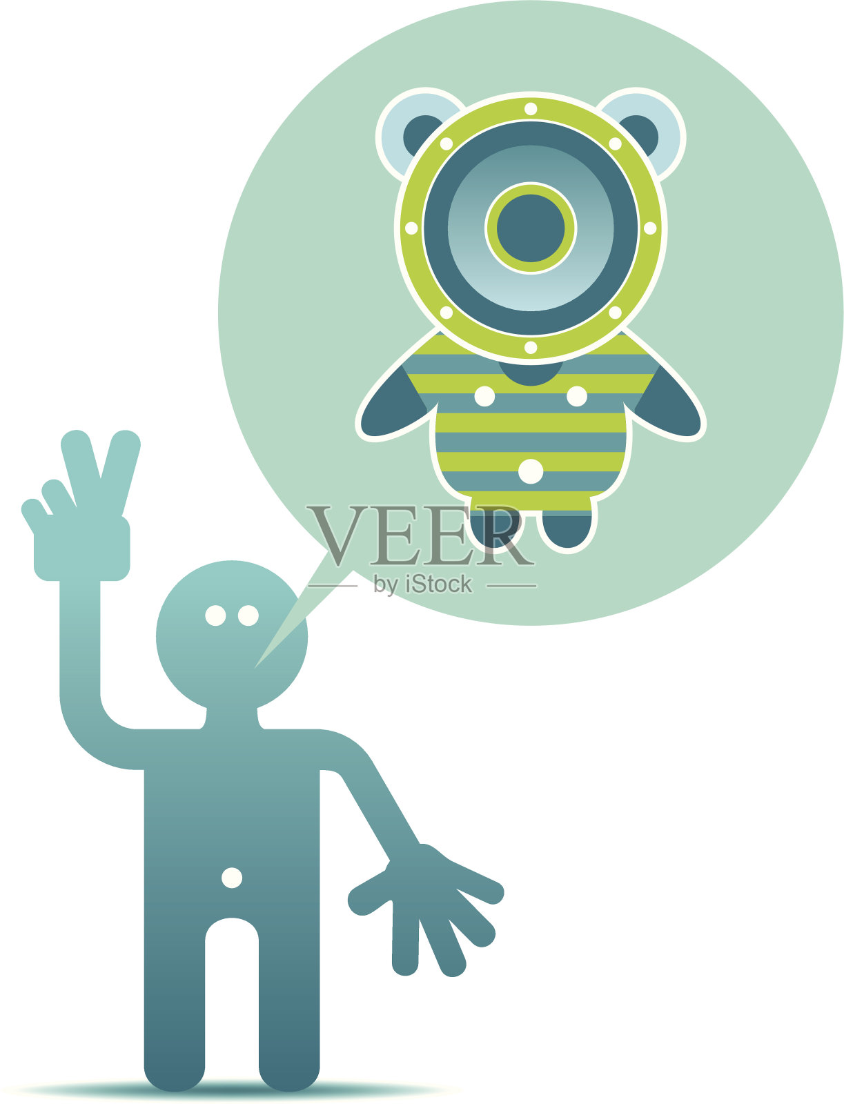 男人说话插画图片素材