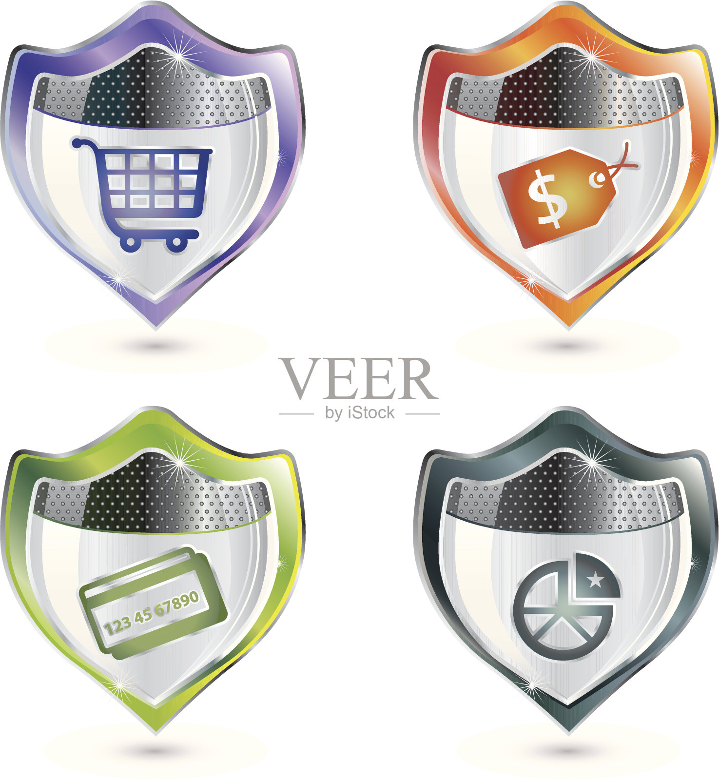 安全资金交易插画图片素材