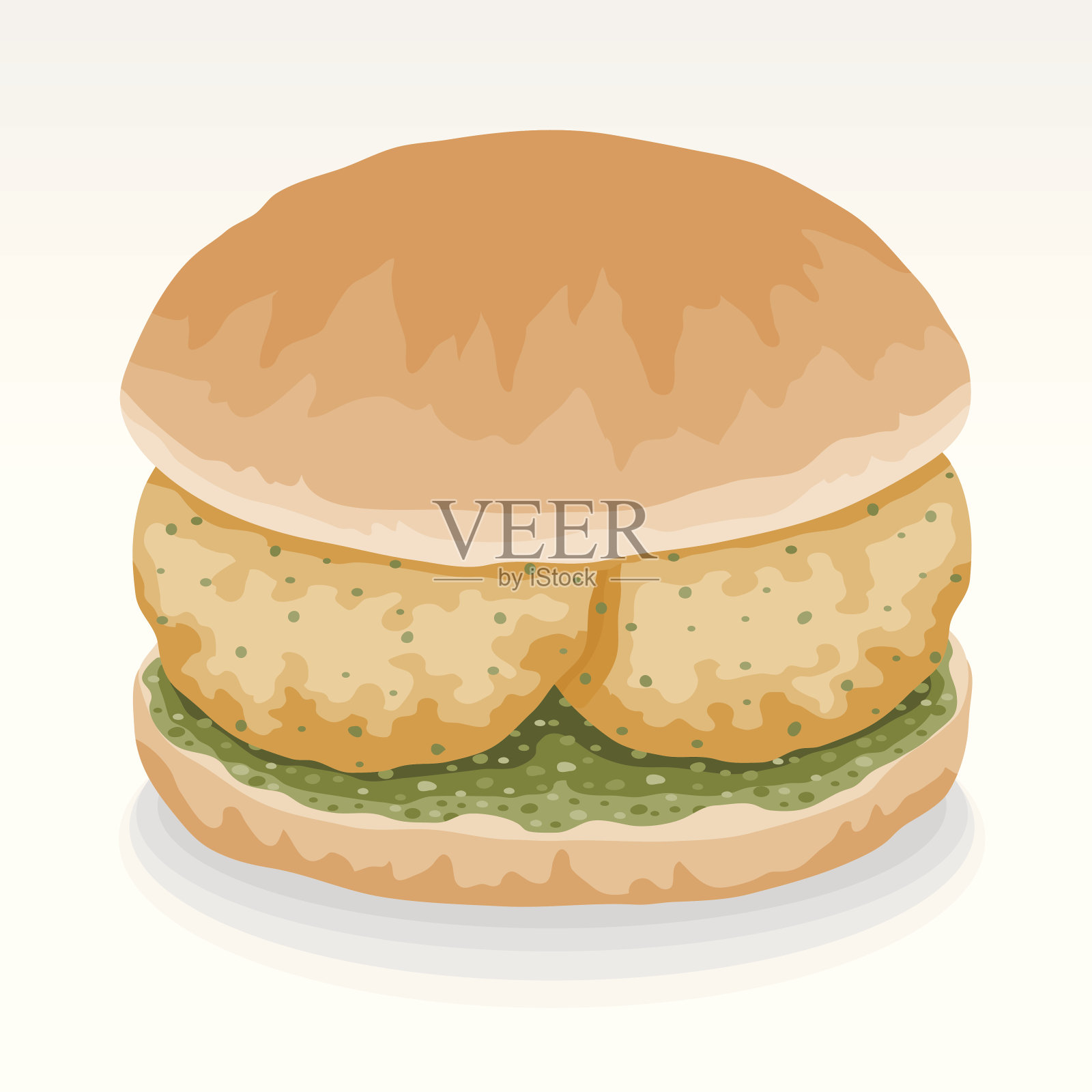 瓦达帕夫三明治设计元素图片