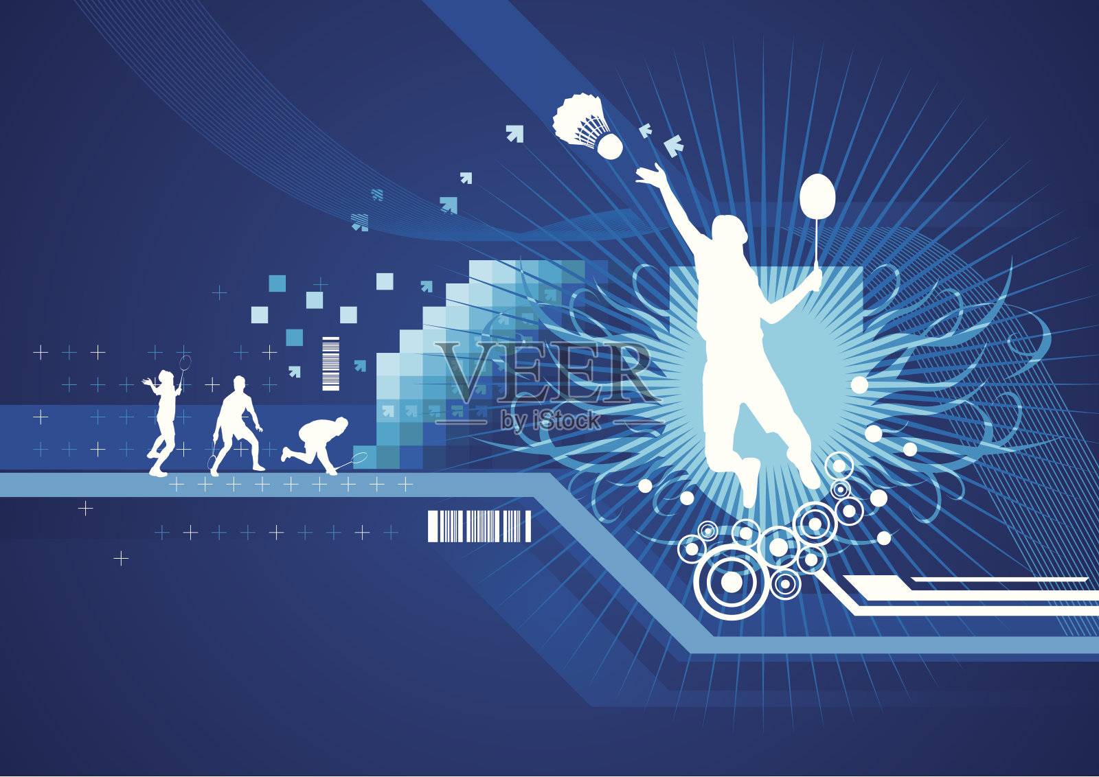 运动抽象插画图片素材