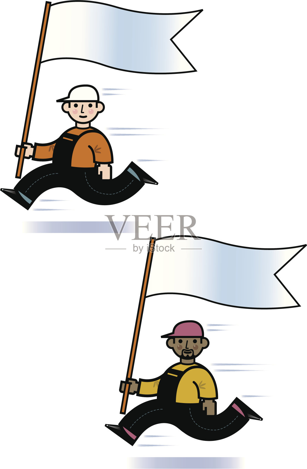 旗手设计元素图片