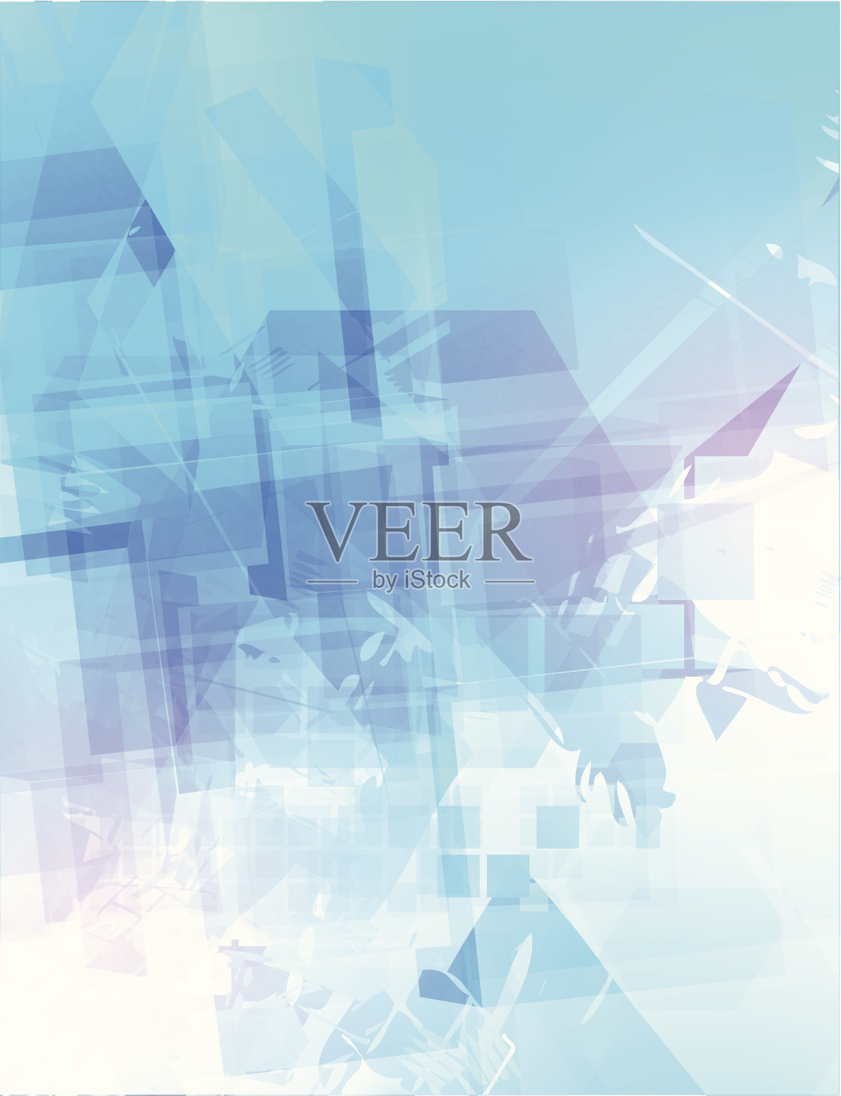 抽象蓝色技术背景插画图片素材