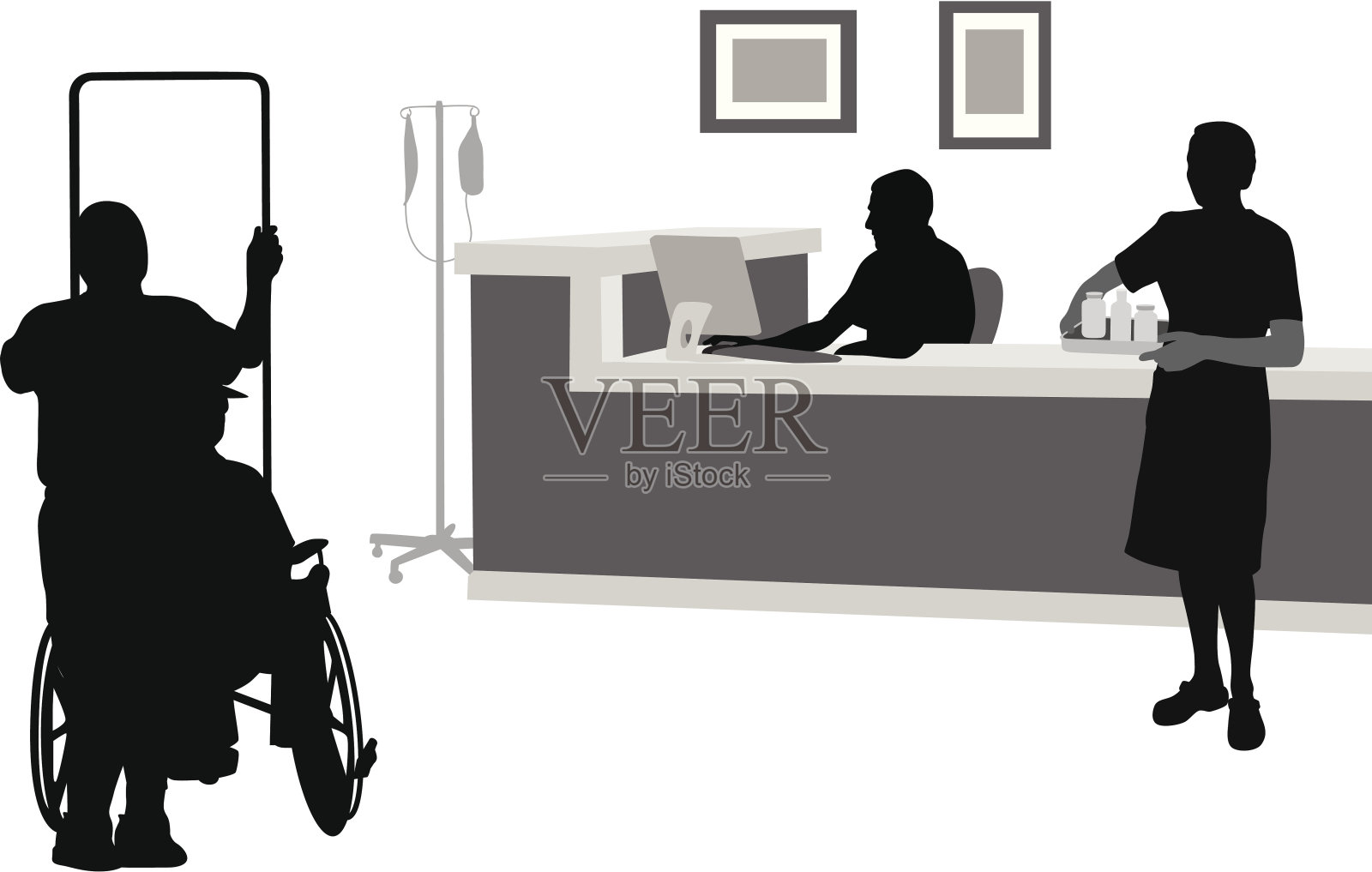 医疗保健插画图片素材