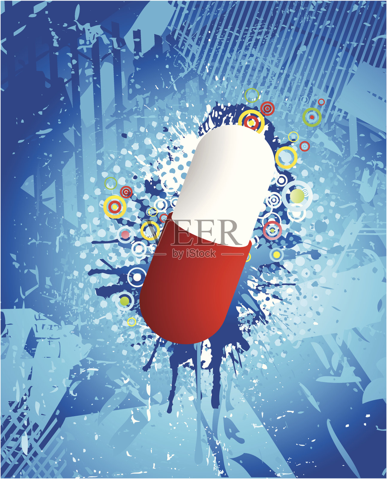 药药了插画图片素材