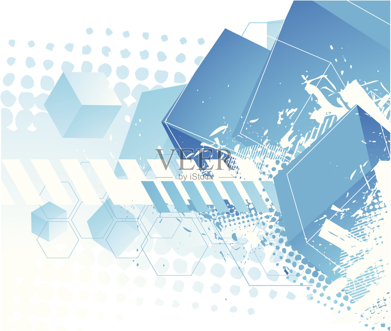 多维数据集的背景插画图片素材