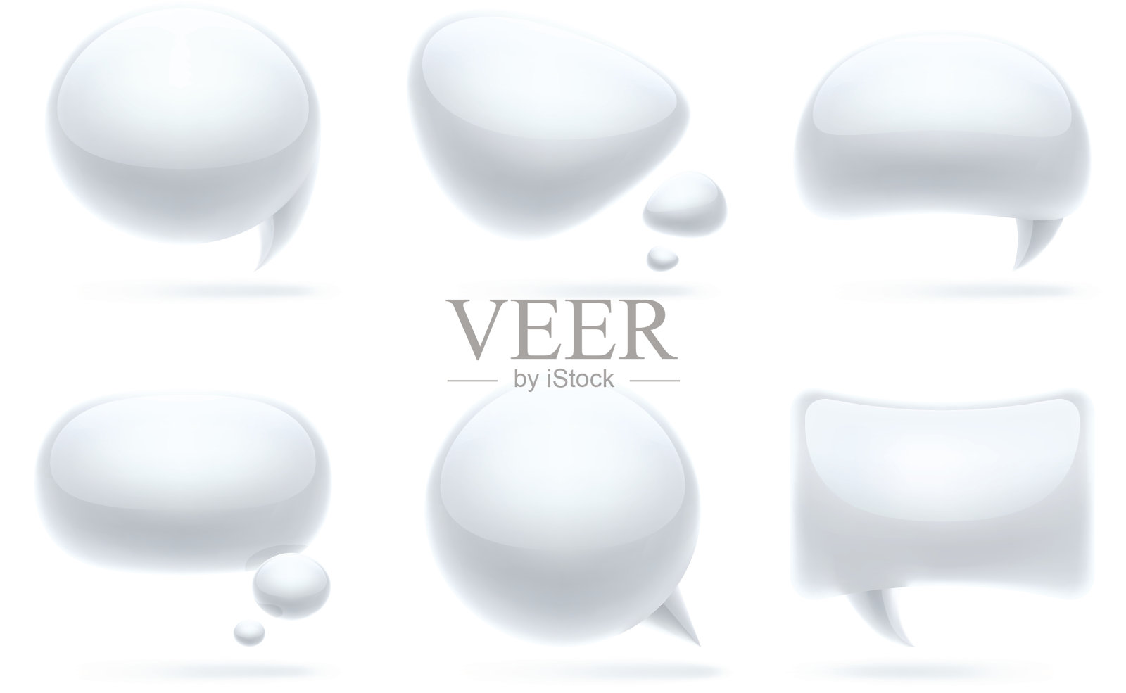 语音泡泡|现代集插画图片素材