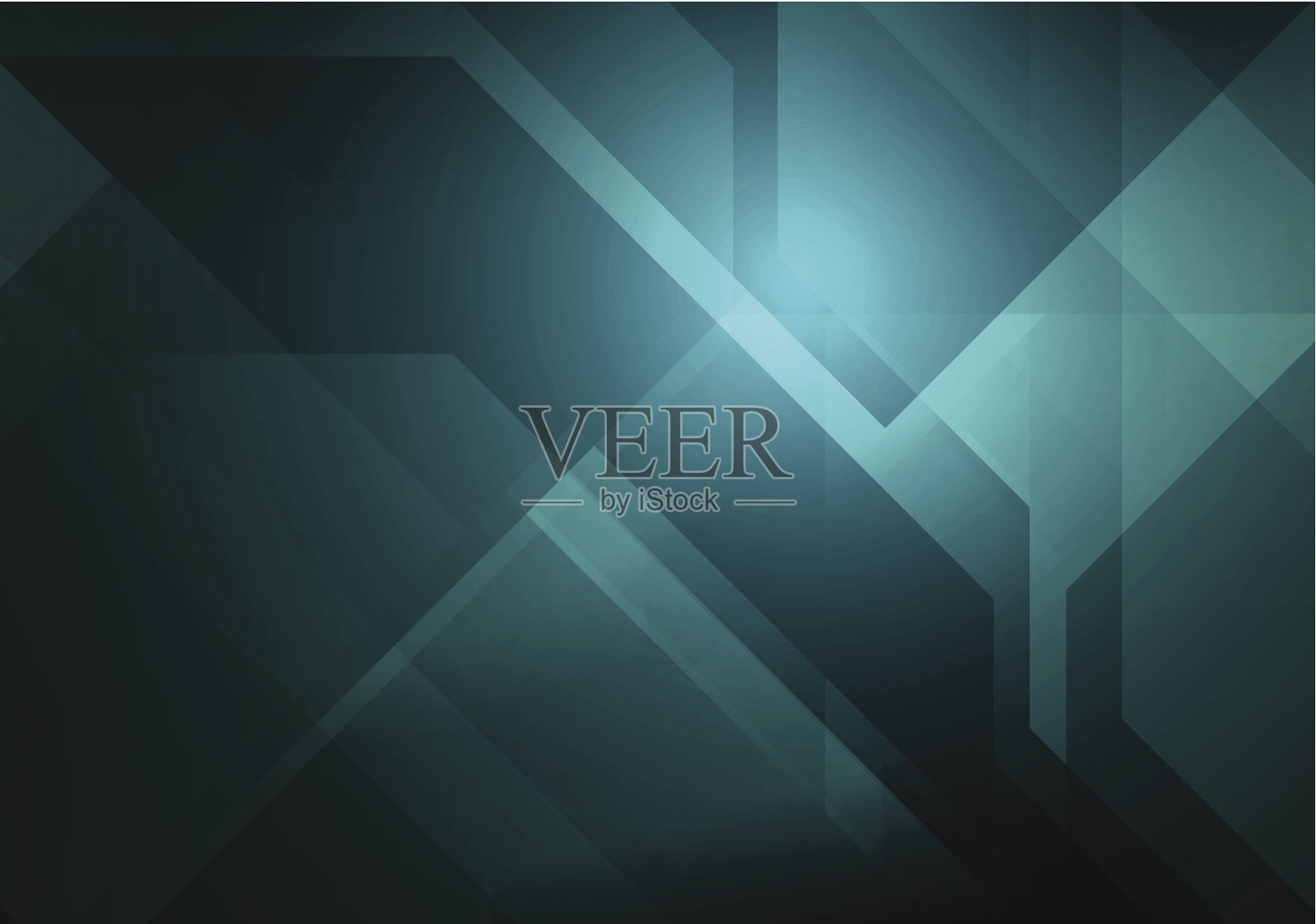 蓝色抽象技术背景插画图片素材