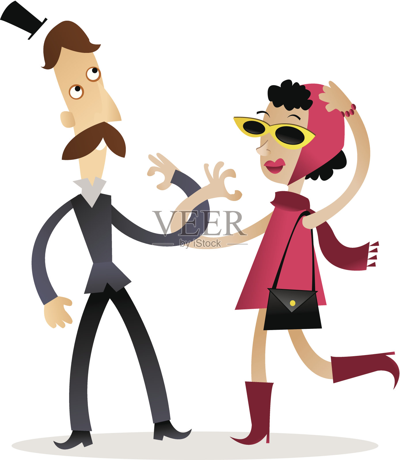 日期插画图片素材