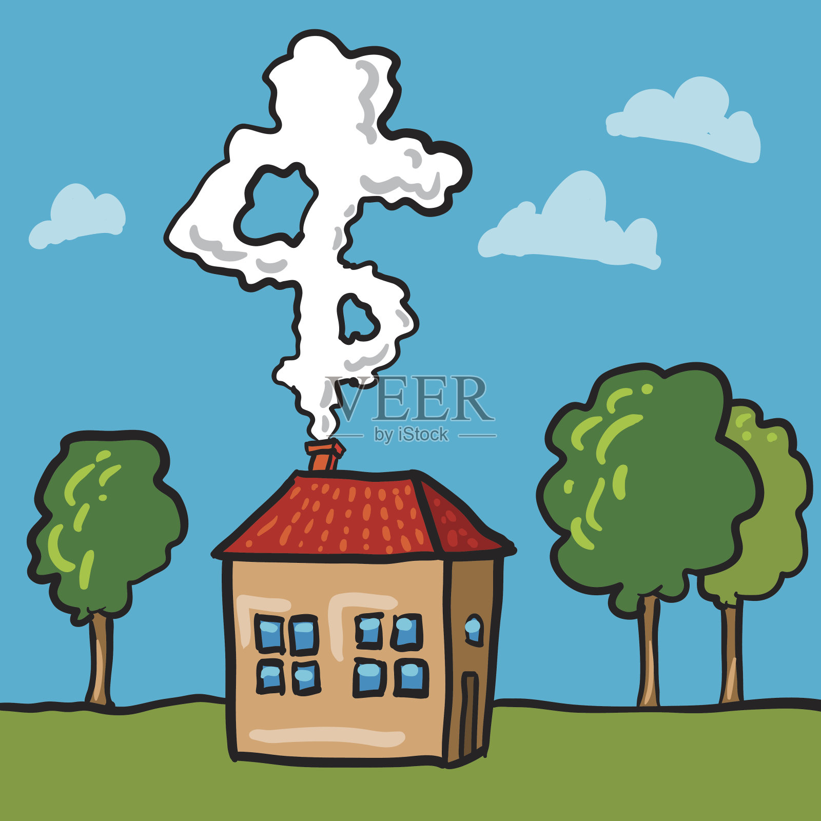 能源成本插画图片素材