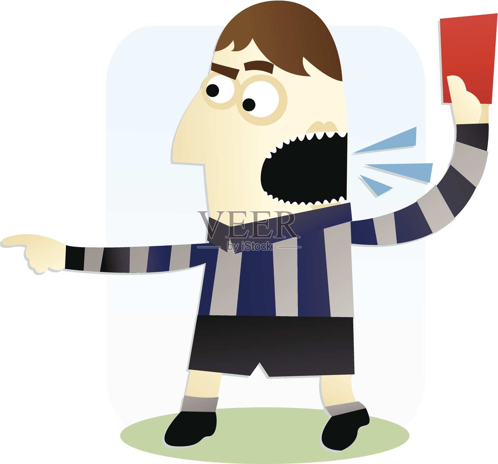 裁判插画图片素材