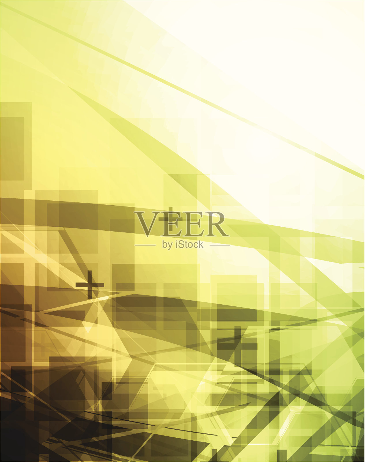 绿色背景插画图片素材