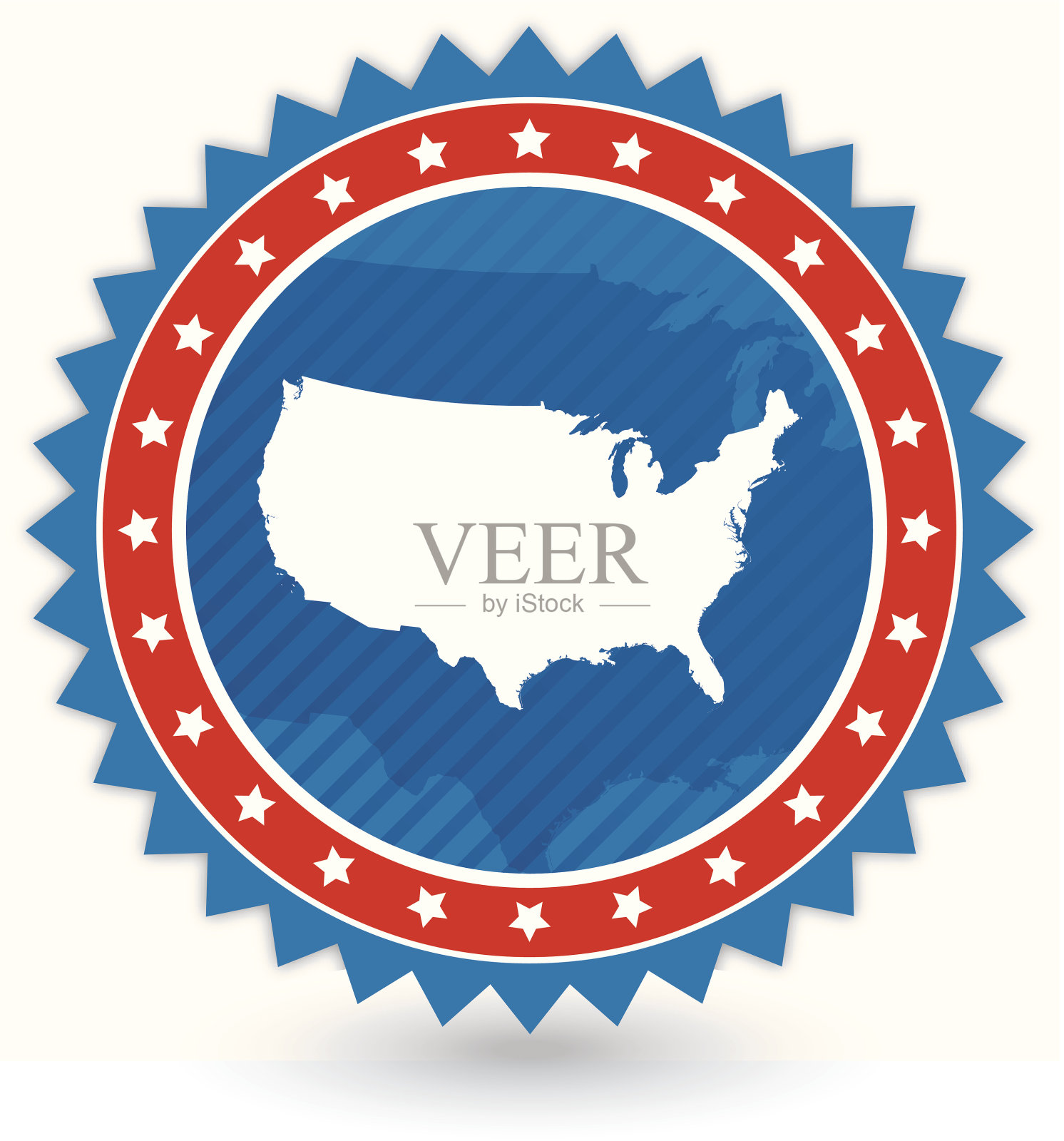 美国徽章设计元素图片