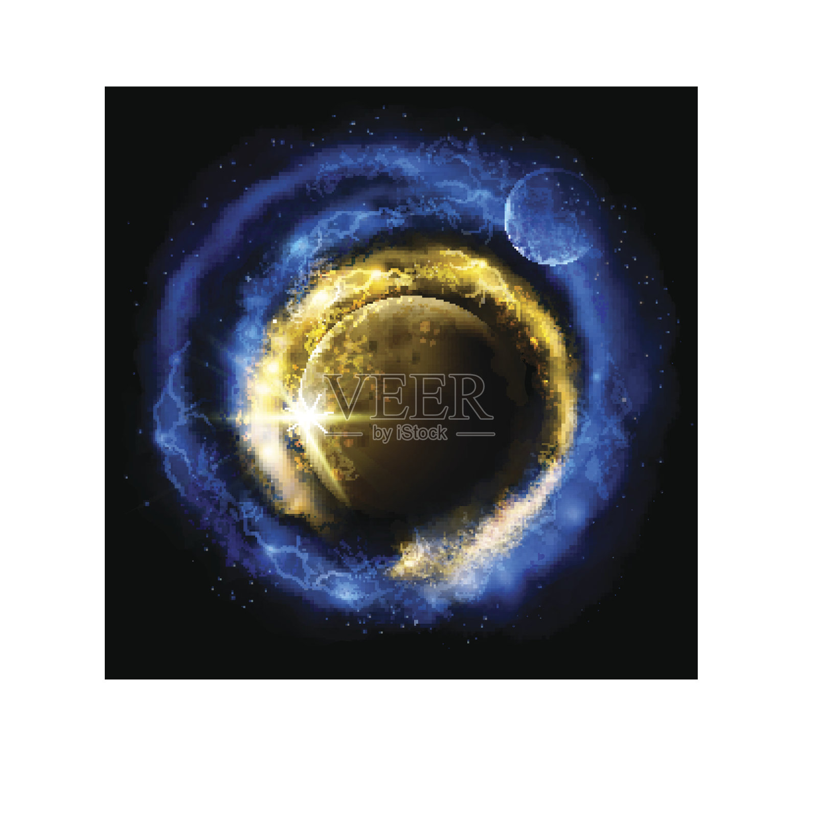 宇宙的背景插画图片素材