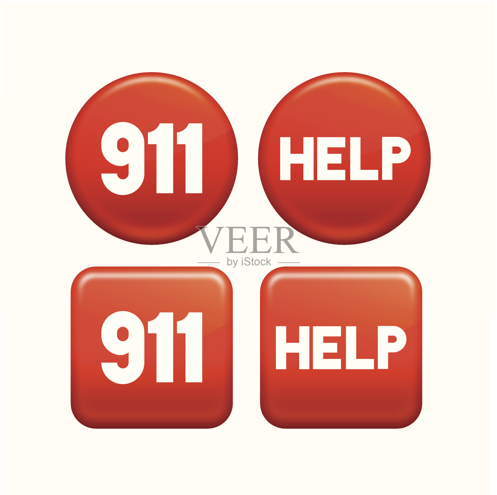 警方紧急援助插画图片素材