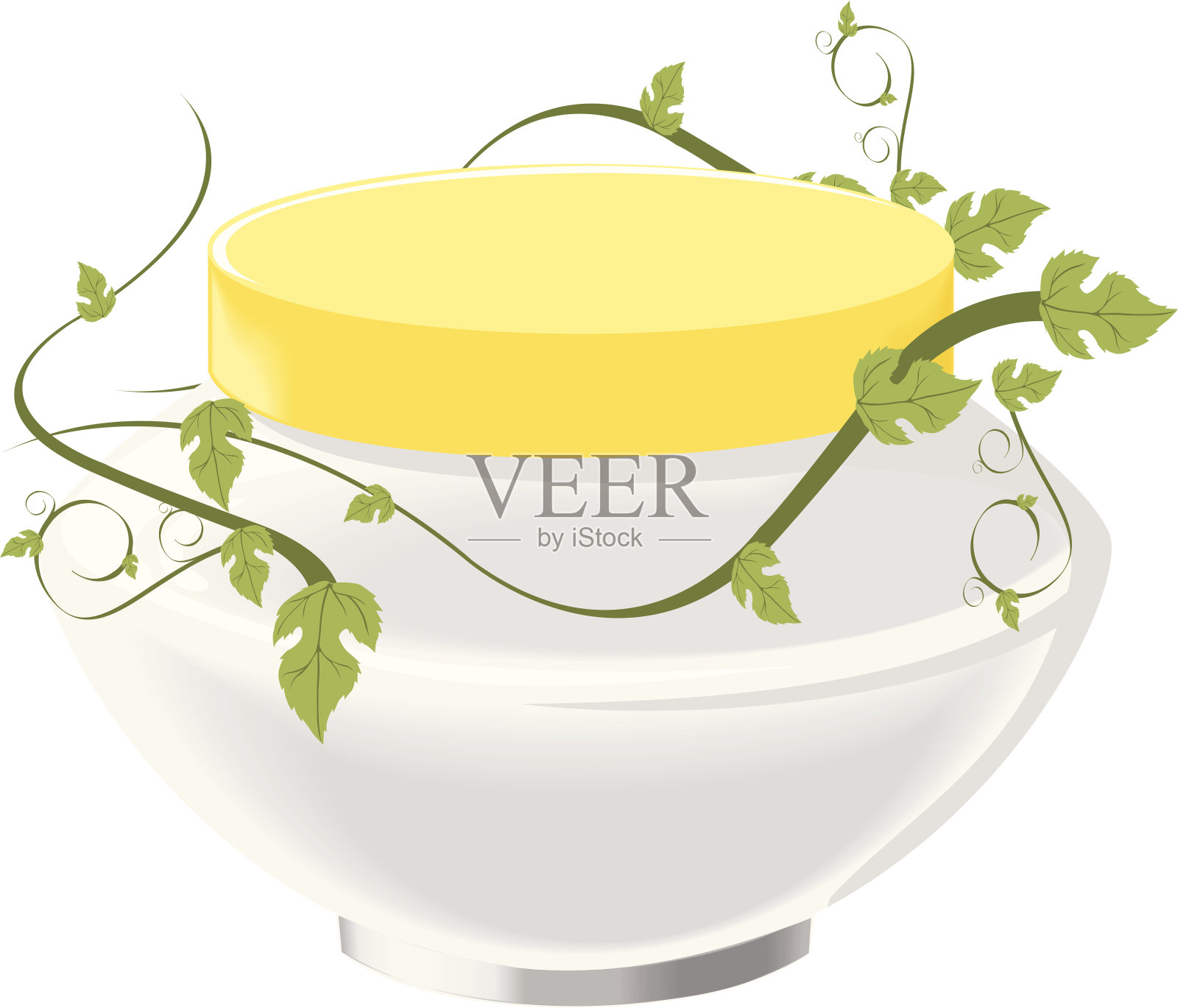 化妆品膏插画图片素材