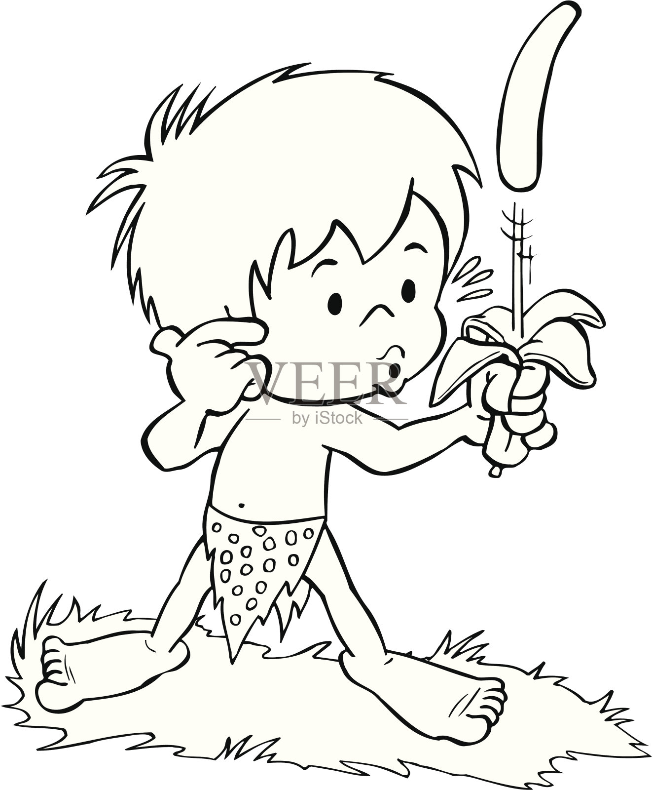 丛林男孩设计元素图片