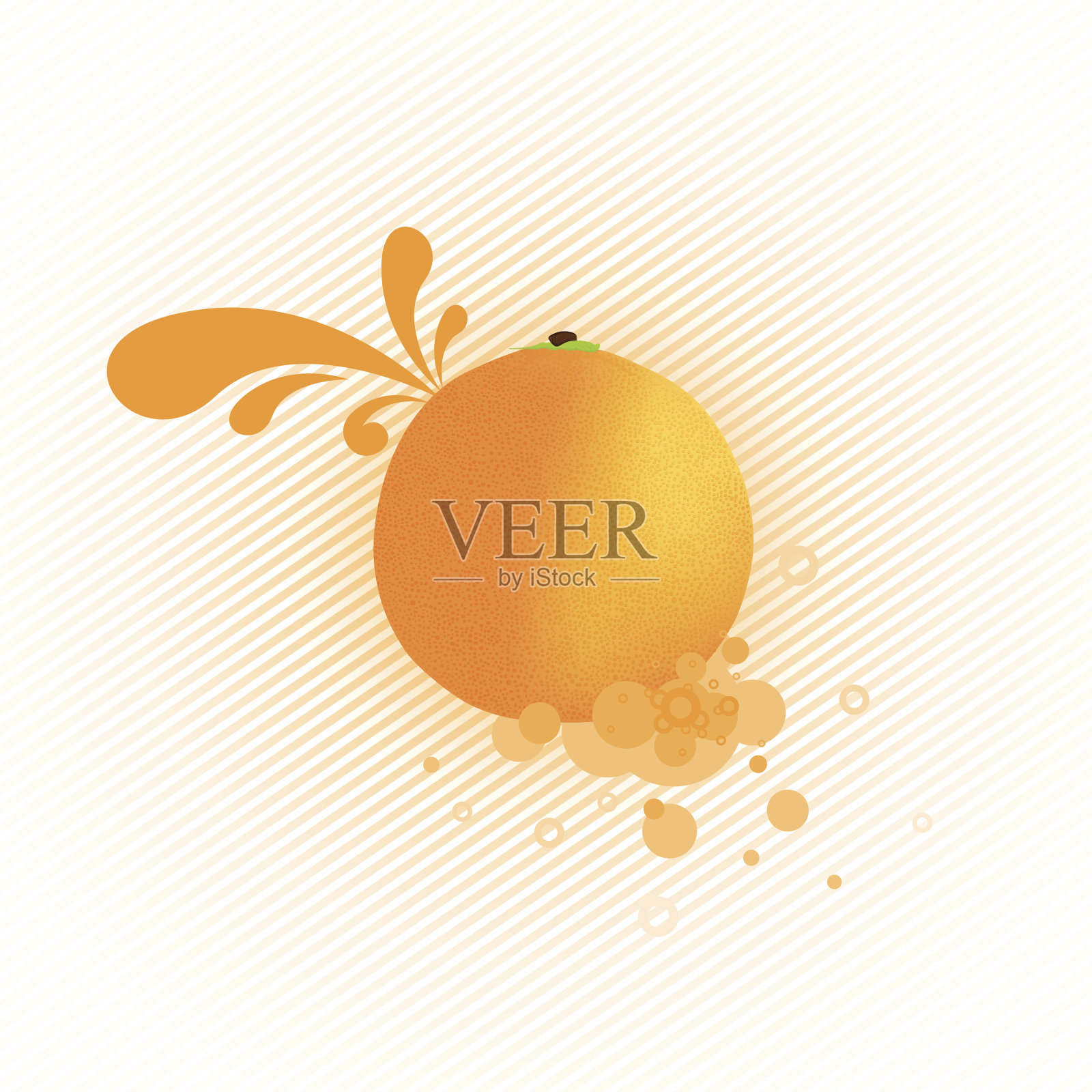 橙色设计元素图片