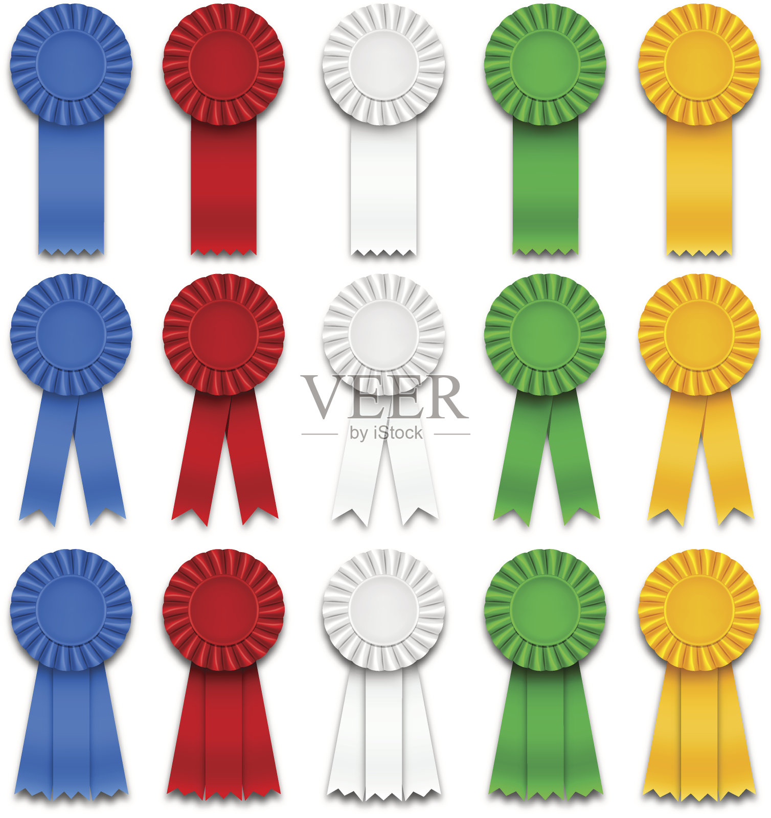 奖丝带插画图片素材