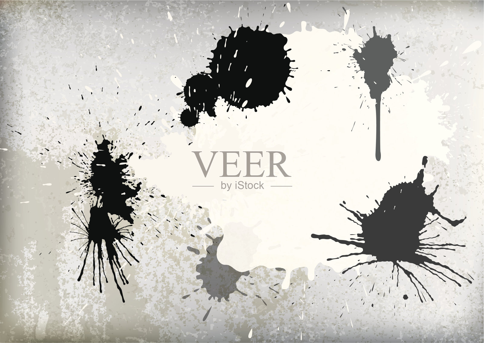 墙漆插画图片素材