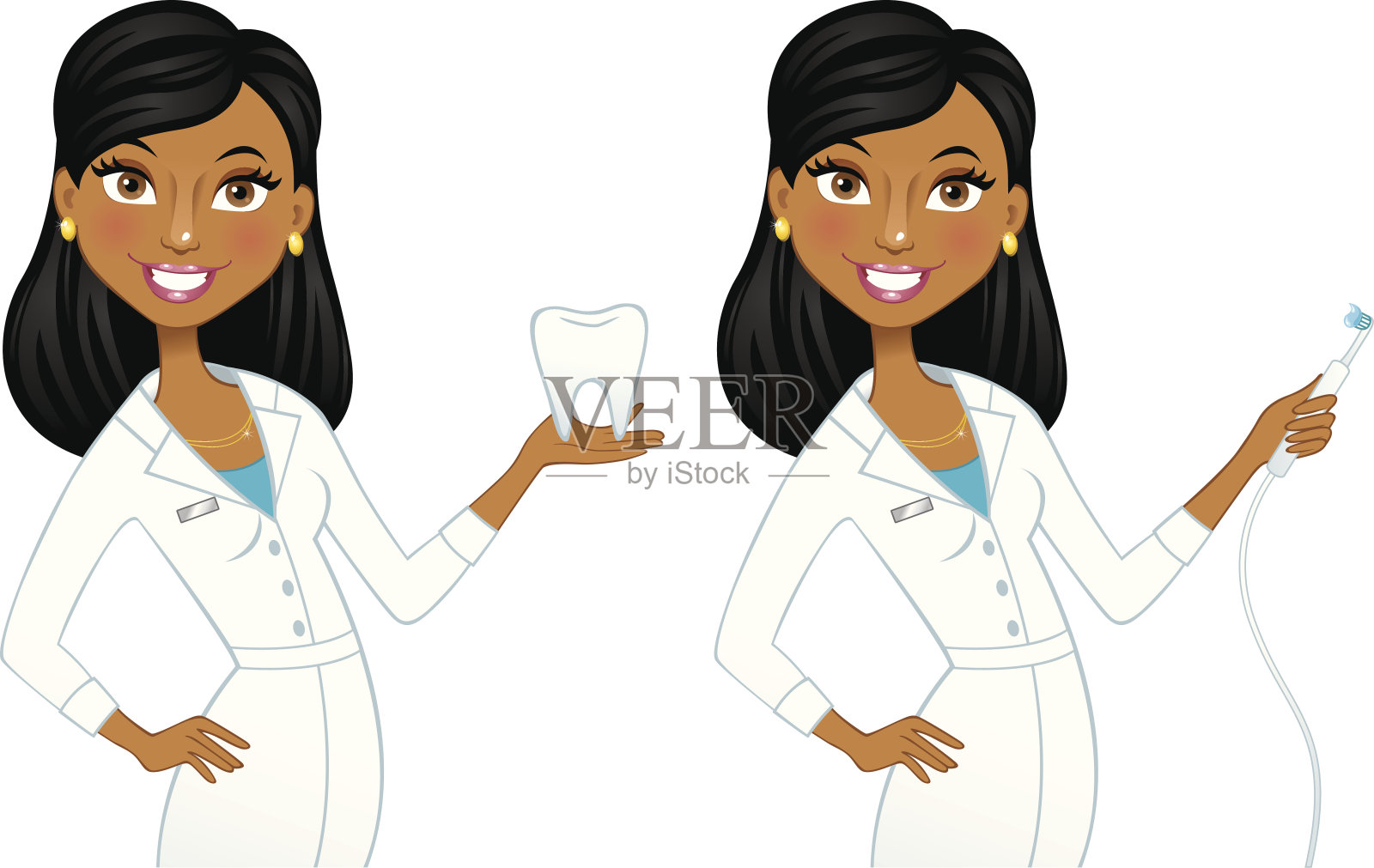 牙医插画图片素材