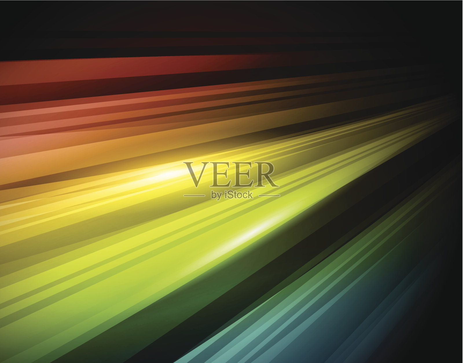 彩虹线插画图片素材