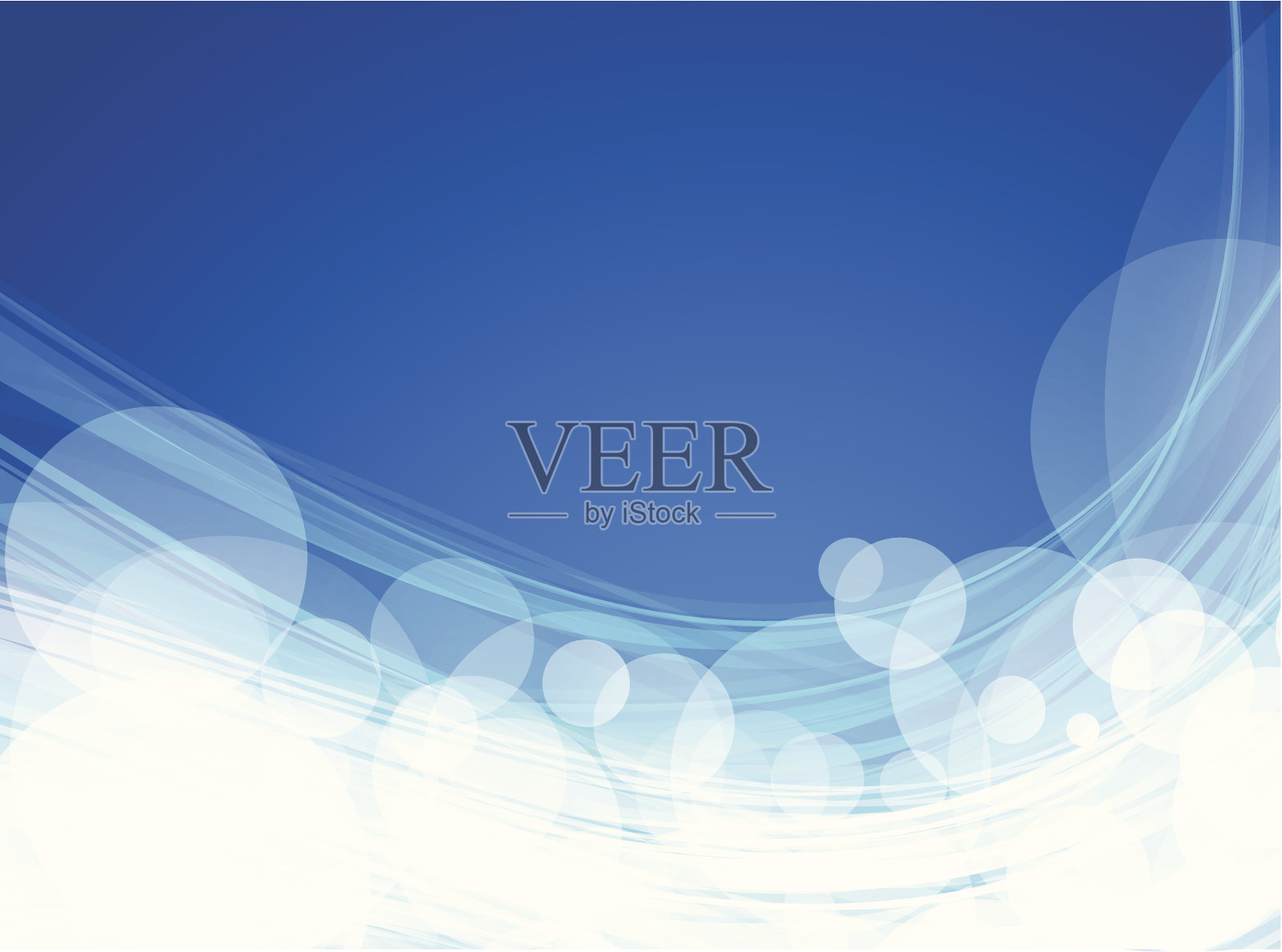 抽象的蓝色背景插画图片素材