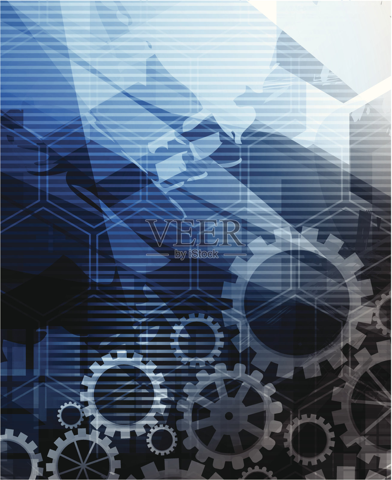 摘要齿轮背景插画图片素材