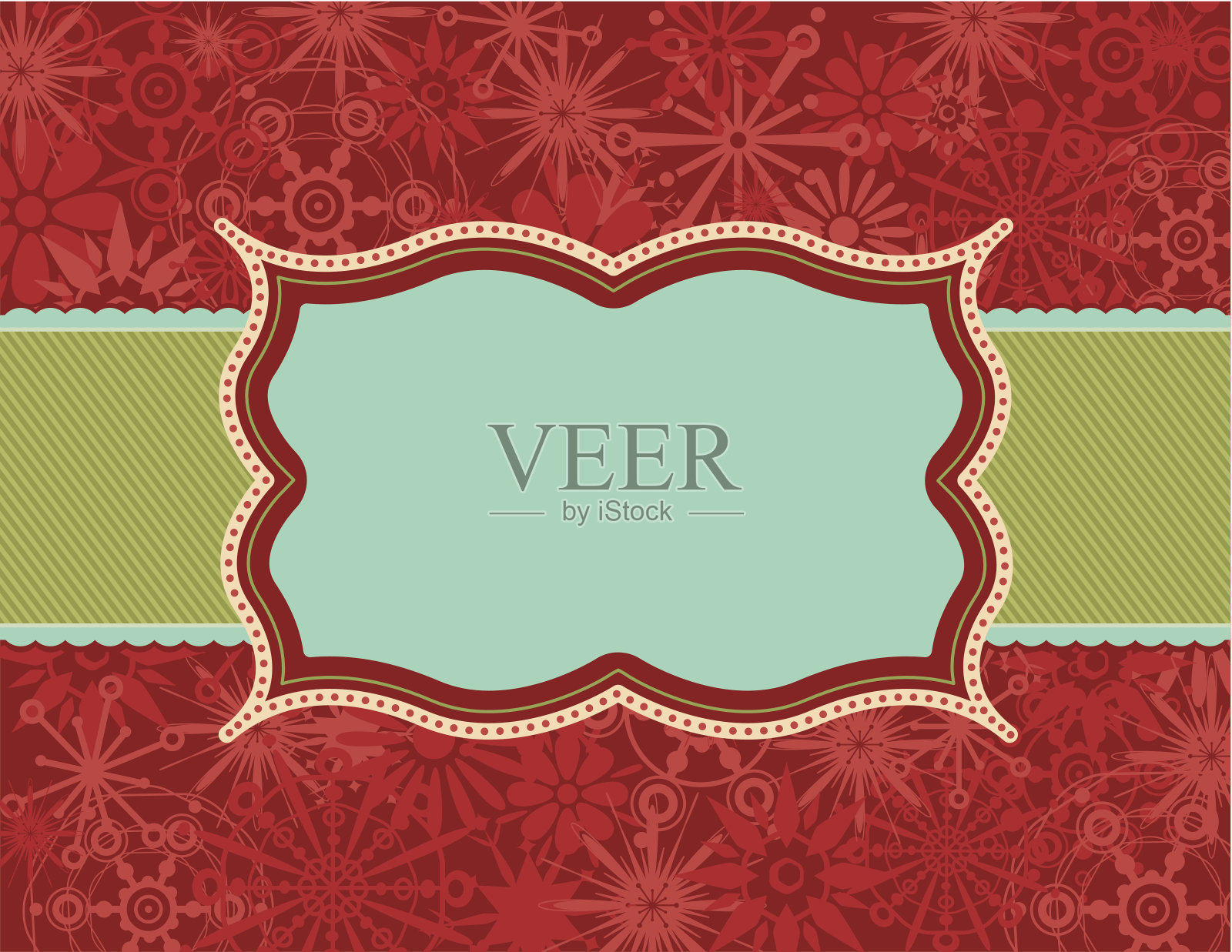 复古圣诞书板背景设计模板素材