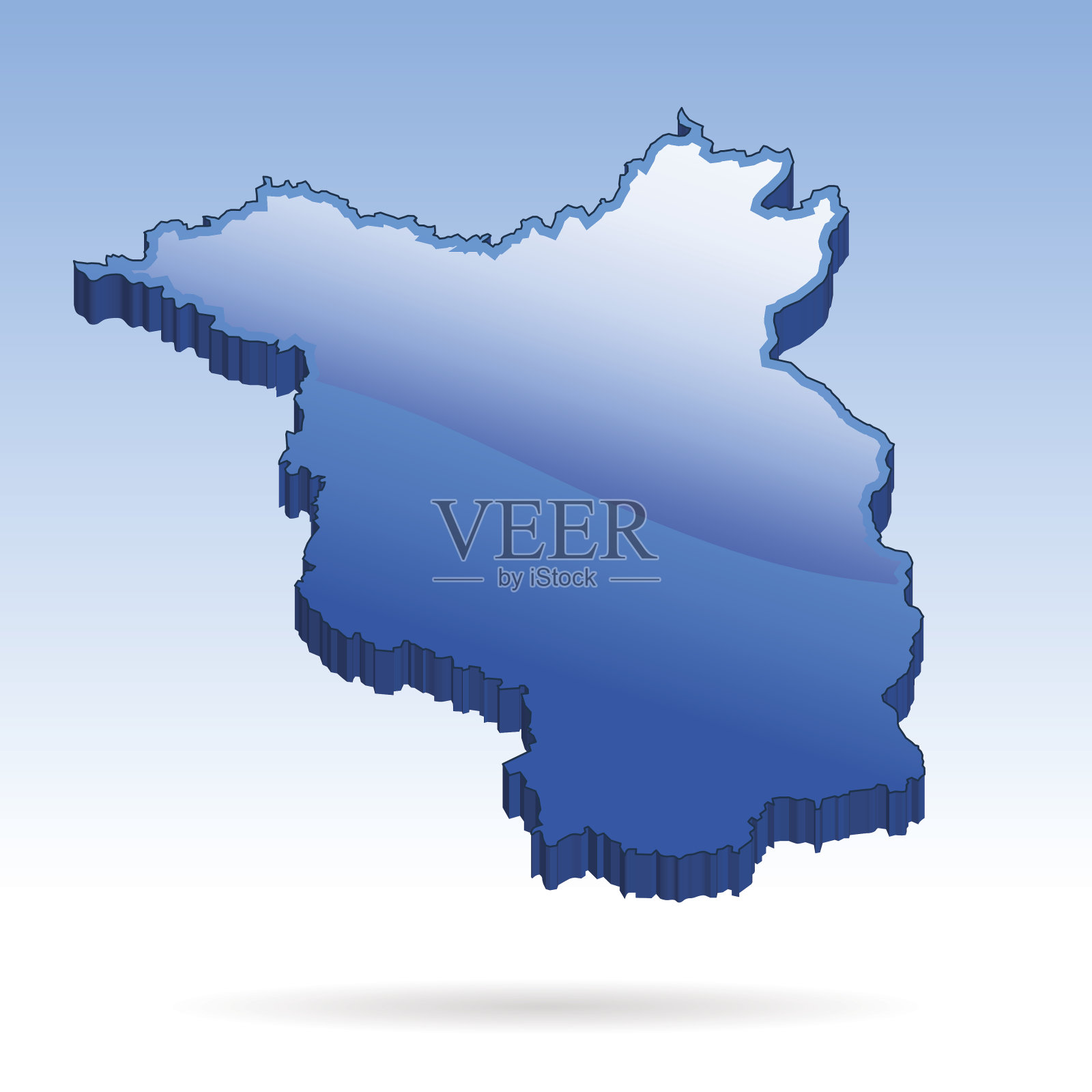 勃兰登堡-德国州插画图片素材