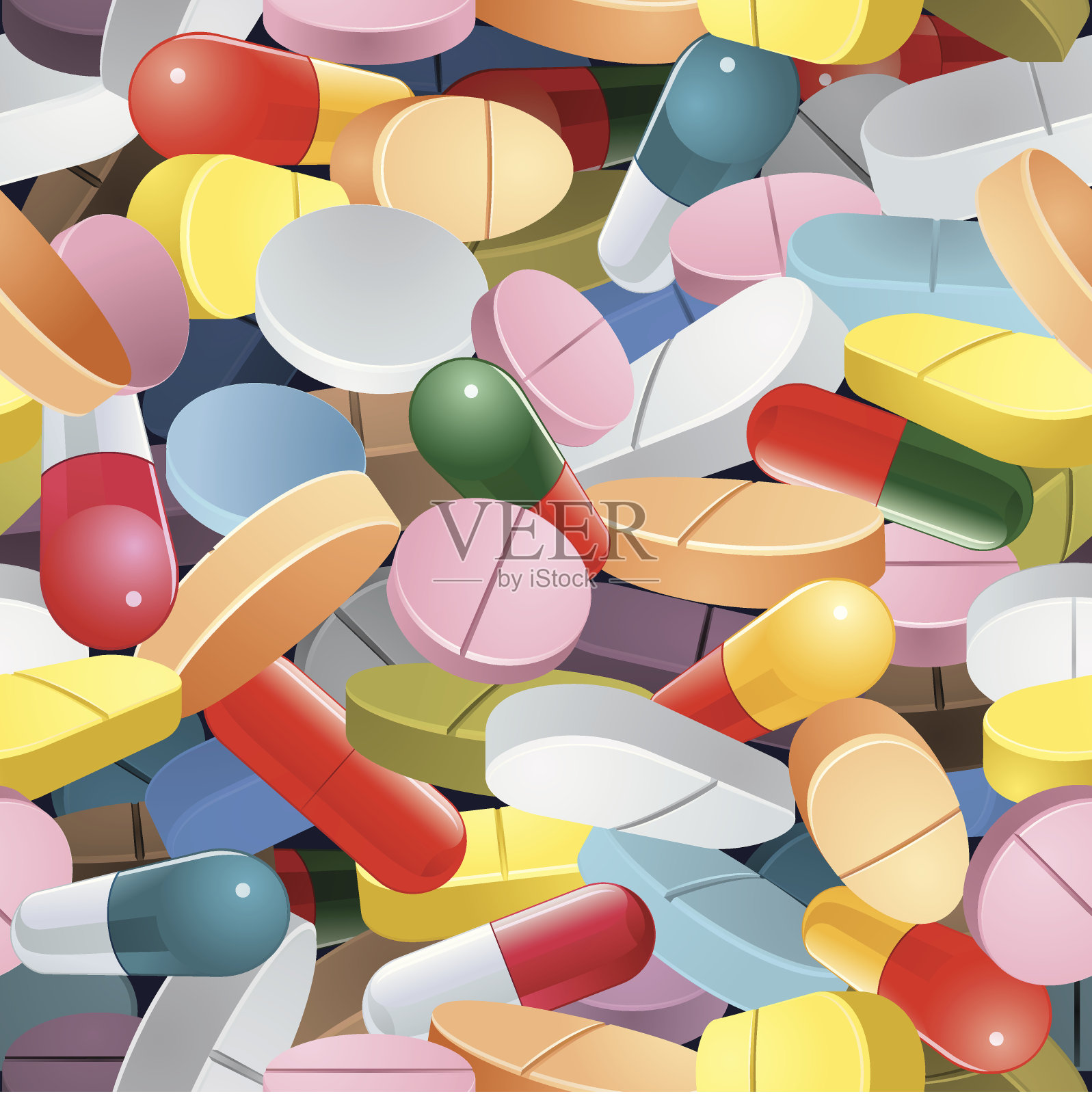 无缝的平板电脑背景插画图片素材