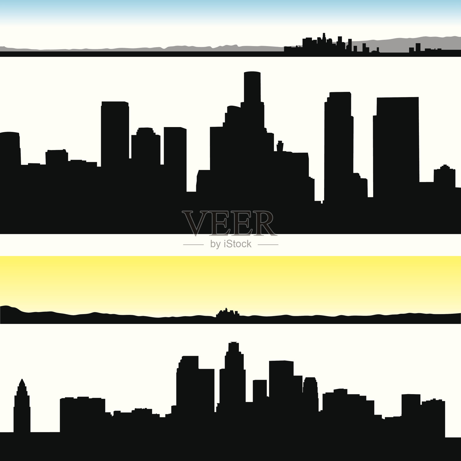 看来又是完美的一天，我爱洛杉矶插画图片素材