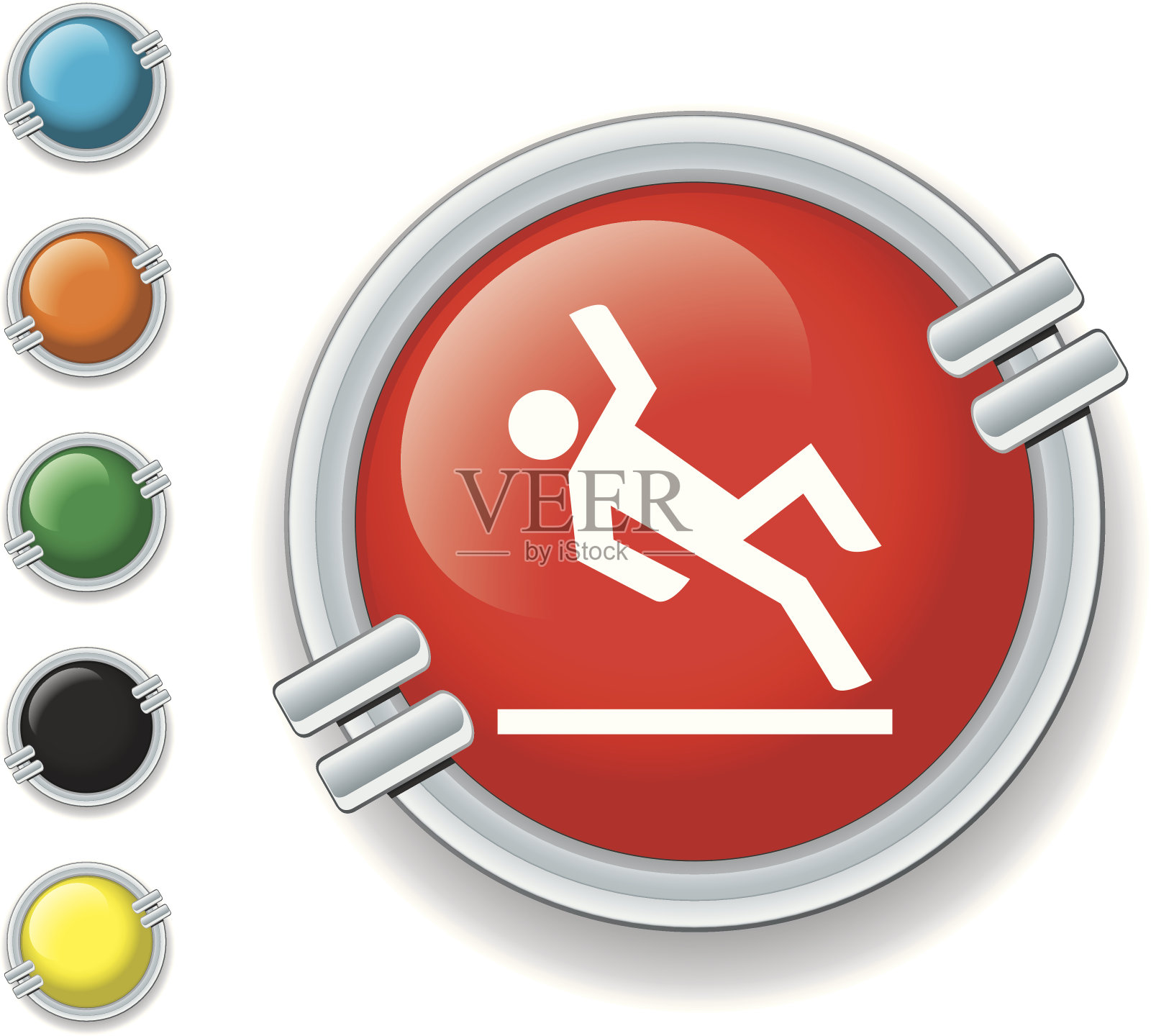 湿滑图标插画图片素材