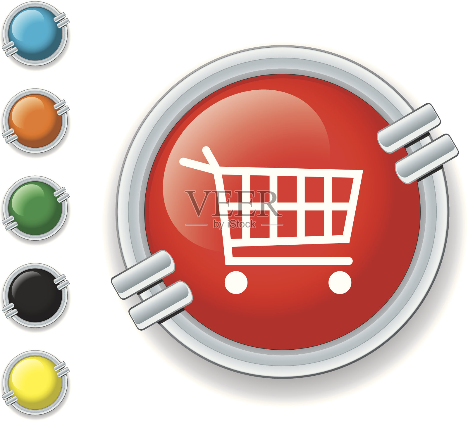 购物车图标插画图片素材