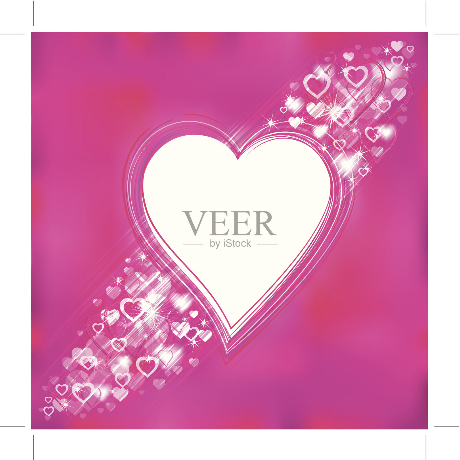 情人节心背景插画图片素材