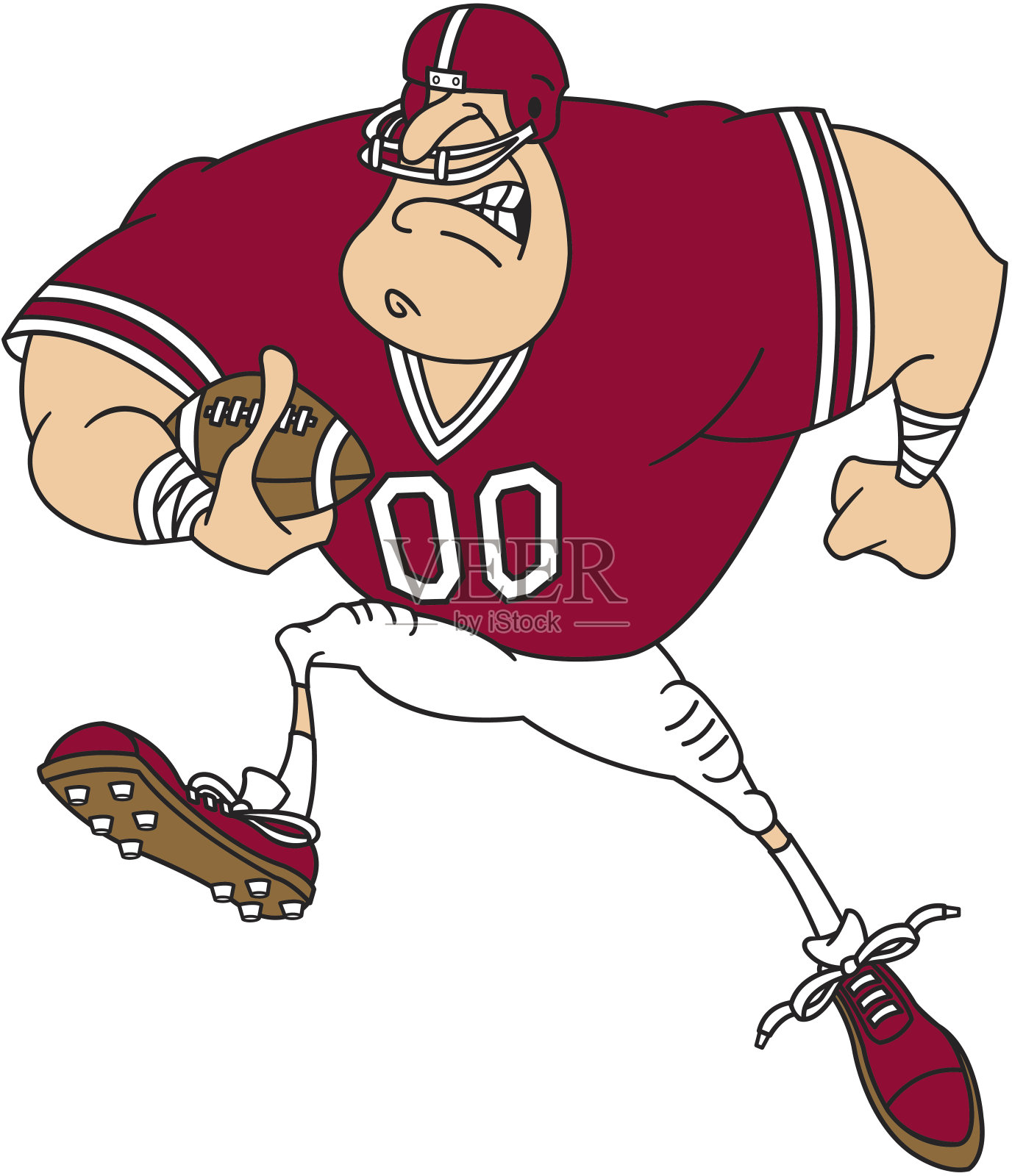 足球运动员插画图片素材